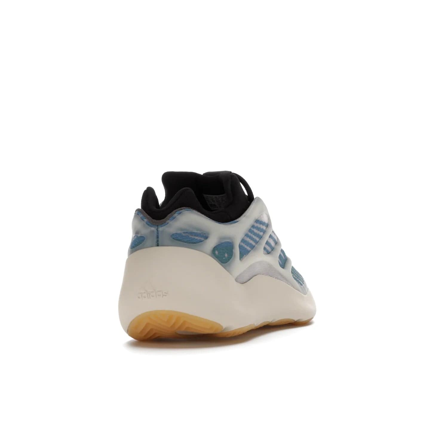 adidas Yeezy 700 V3 Kyanite - Image 30 - Only at www.BallersClubKickz.com - The adidas Yeezy 700 V3 Kyanite offers a layered design featuring a glow-in-the-dark TPU cage and a tonal cream-colored EVA foam midsole. With its herringbone-patterned outsole, the style and comfort of the sneaker will accompany you anywhere. Released in March 2021, it's a great addition to any sneaker wardrobe.