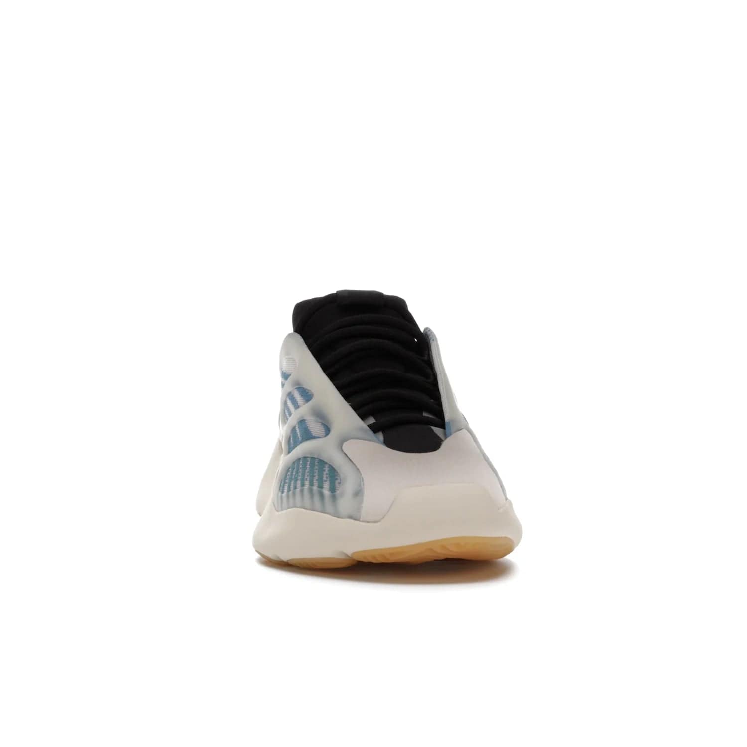 adidas Yeezy 700 V3 Kyanite - Image 9 - Only at www.BallersClubKickz.com - The adidas Yeezy 700 V3 Kyanite offers a layered design featuring a glow-in-the-dark TPU cage and a tonal cream-colored EVA foam midsole. With its herringbone-patterned outsole, the style and comfort of the sneaker will accompany you anywhere. Released in March 2021, it's a great addition to any sneaker wardrobe.
