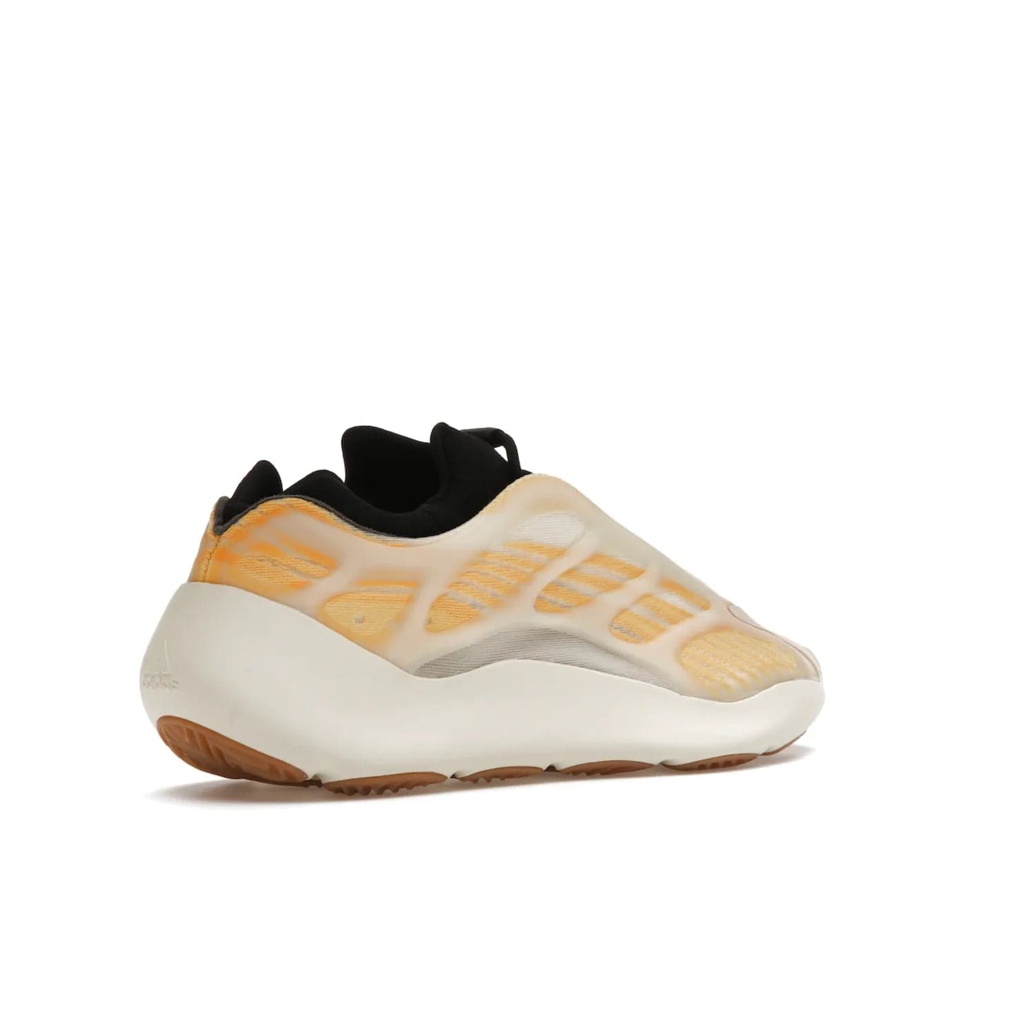 adidas Yeezy 700 V3 Mono Safflower - Image 33 - Only at www.BallersClubKickz.com - Fresh Yeezy 700 V3 Mono Safflower with a Primeknit upper, EVA foam sole, glow-in-the-dark lace caging, and cream-colored TPU accents. Released March 2021. Essential sneaker for any fashion enthusiast.