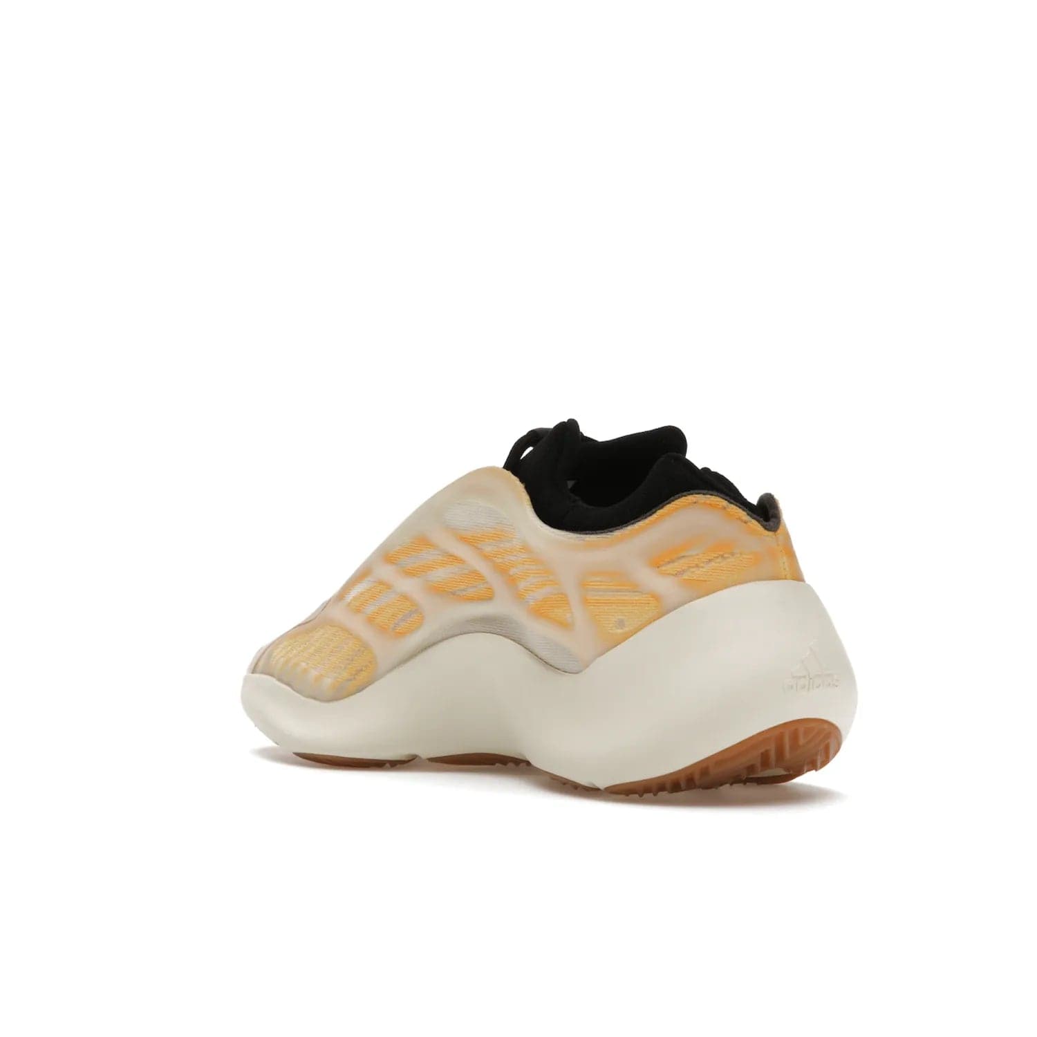 adidas Yeezy 700 V3 Mono Safflower - Image 24 - Only at www.BallersClubKickz.com - Fresh Yeezy 700 V3 Mono Safflower with a Primeknit upper, EVA foam sole, glow-in-the-dark lace caging, and cream-colored TPU accents. Released March 2021. Essential sneaker for any fashion enthusiast.