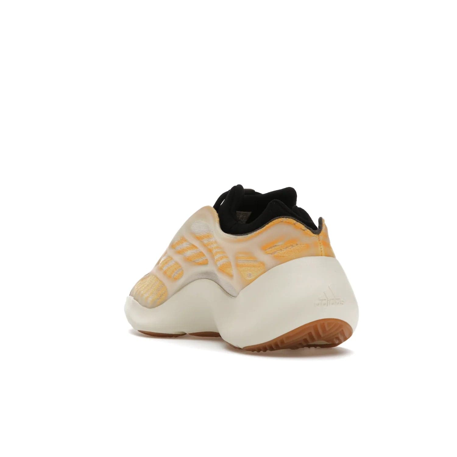 adidas Yeezy 700 V3 Mono Safflower - Image 25 - Only at www.BallersClubKickz.com - Fresh Yeezy 700 V3 Mono Safflower with a Primeknit upper, EVA foam sole, glow-in-the-dark lace caging, and cream-colored TPU accents. Released March 2021. Essential sneaker for any fashion enthusiast.