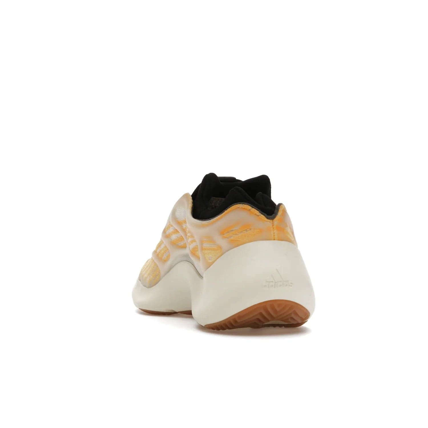adidas Yeezy 700 V3 Mono Safflower - Image 26 - Only at www.BallersClubKickz.com - Fresh Yeezy 700 V3 Mono Safflower with a Primeknit upper, EVA foam sole, glow-in-the-dark lace caging, and cream-colored TPU accents. Released March 2021. Essential sneaker for any fashion enthusiast.