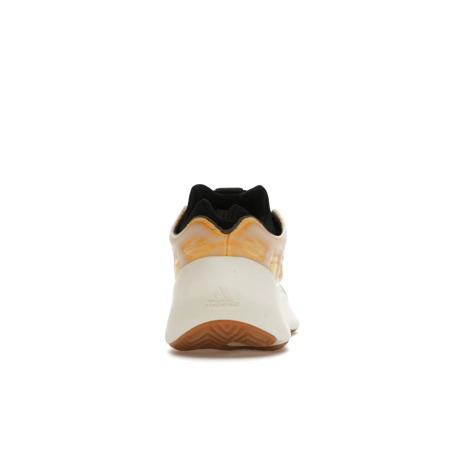 adidas Yeezy 700 V3 Mono Safflower - Image 28 - Only at www.BallersClubKickz.com - Fresh Yeezy 700 V3 Mono Safflower with a Primeknit upper, EVA foam sole, glow-in-the-dark lace caging, and cream-colored TPU accents. Released March 2021. Essential sneaker for any fashion enthusiast.
