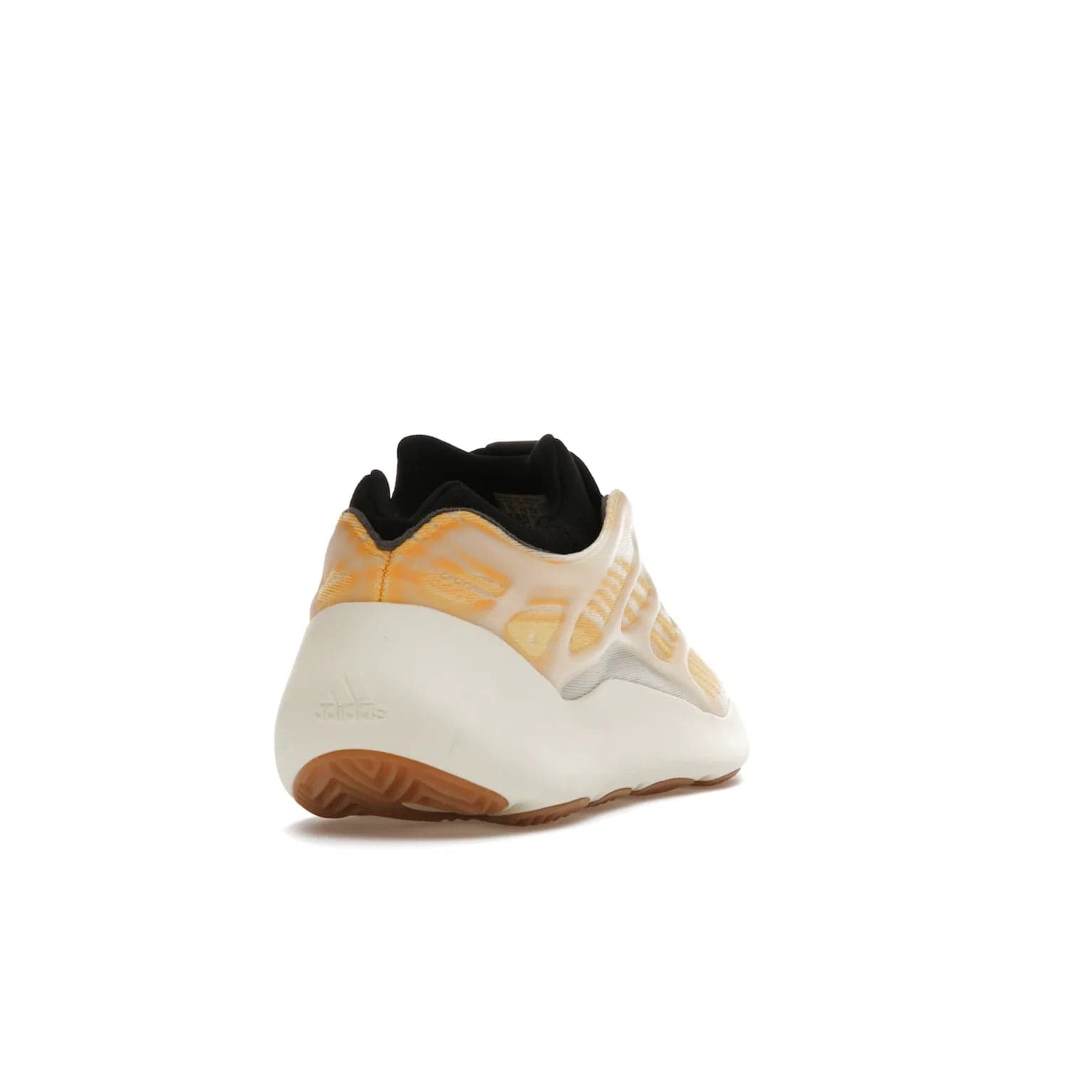 adidas Yeezy 700 V3 Mono Safflower - Image 30 - Only at www.BallersClubKickz.com - Fresh Yeezy 700 V3 Mono Safflower with a Primeknit upper, EVA foam sole, glow-in-the-dark lace caging, and cream-colored TPU accents. Released March 2021. Essential sneaker for any fashion enthusiast.
