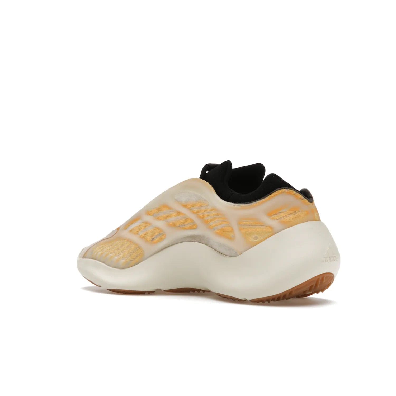 adidas Yeezy 700 V3 Mono Safflower - Image 23 - Only at www.BallersClubKickz.com - Fresh Yeezy 700 V3 Mono Safflower with a Primeknit upper, EVA foam sole, glow-in-the-dark lace caging, and cream-colored TPU accents. Released March 2021. Essential sneaker for any fashion enthusiast.