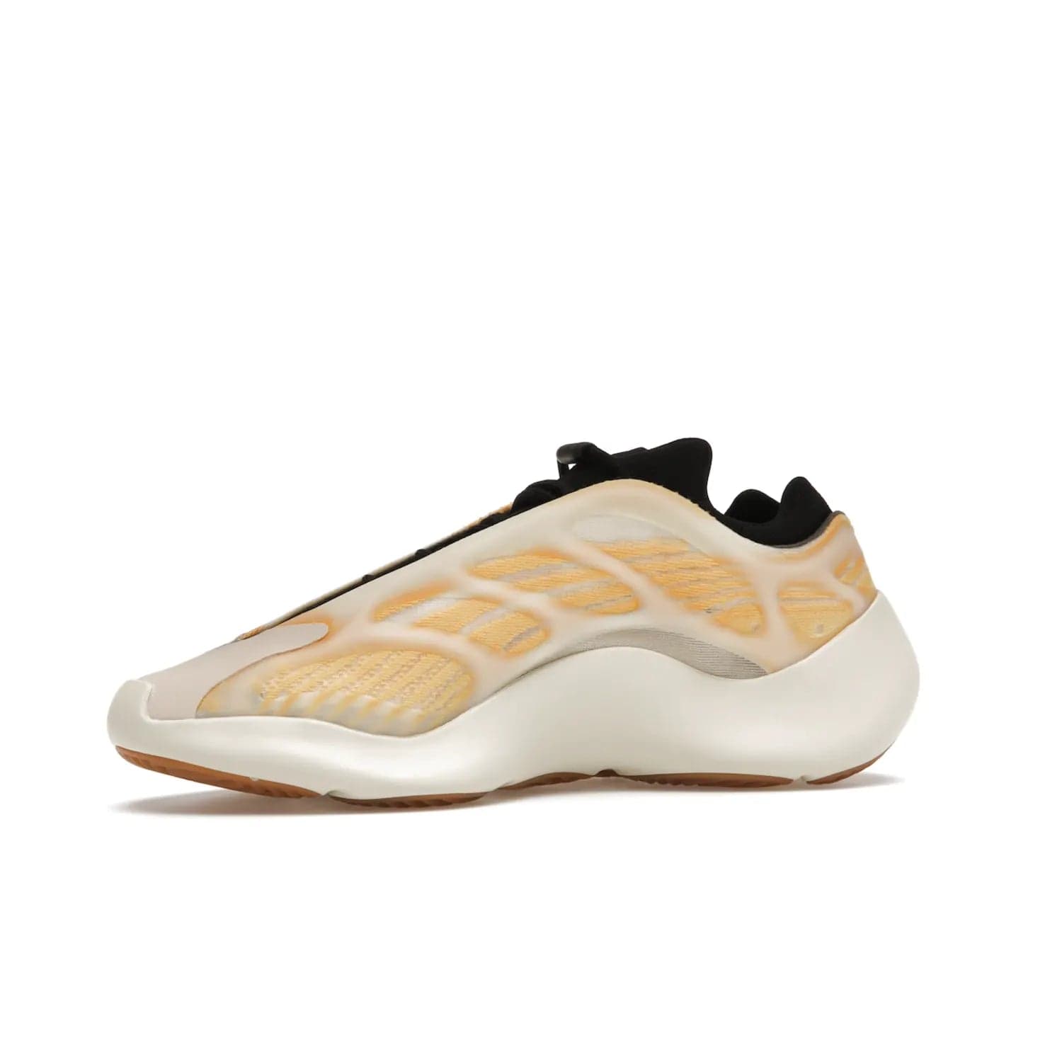 adidas Yeezy 700 V3 Mono Safflower - Image 17 - Only at www.BallersClubKickz.com - Fresh Yeezy 700 V3 Mono Safflower with a Primeknit upper, EVA foam sole, glow-in-the-dark lace caging, and cream-colored TPU accents. Released March 2021. Essential sneaker for any fashion enthusiast.