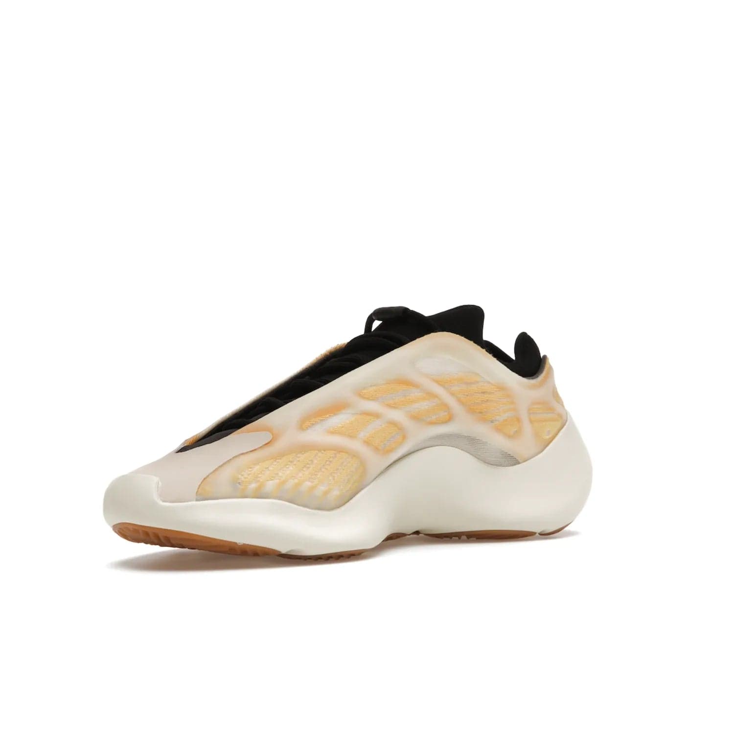 adidas Yeezy 700 V3 Mono Safflower - Image 15 - Only at www.BallersClubKickz.com - Fresh Yeezy 700 V3 Mono Safflower with a Primeknit upper, EVA foam sole, glow-in-the-dark lace caging, and cream-colored TPU accents. Released March 2021. Essential sneaker for any fashion enthusiast.