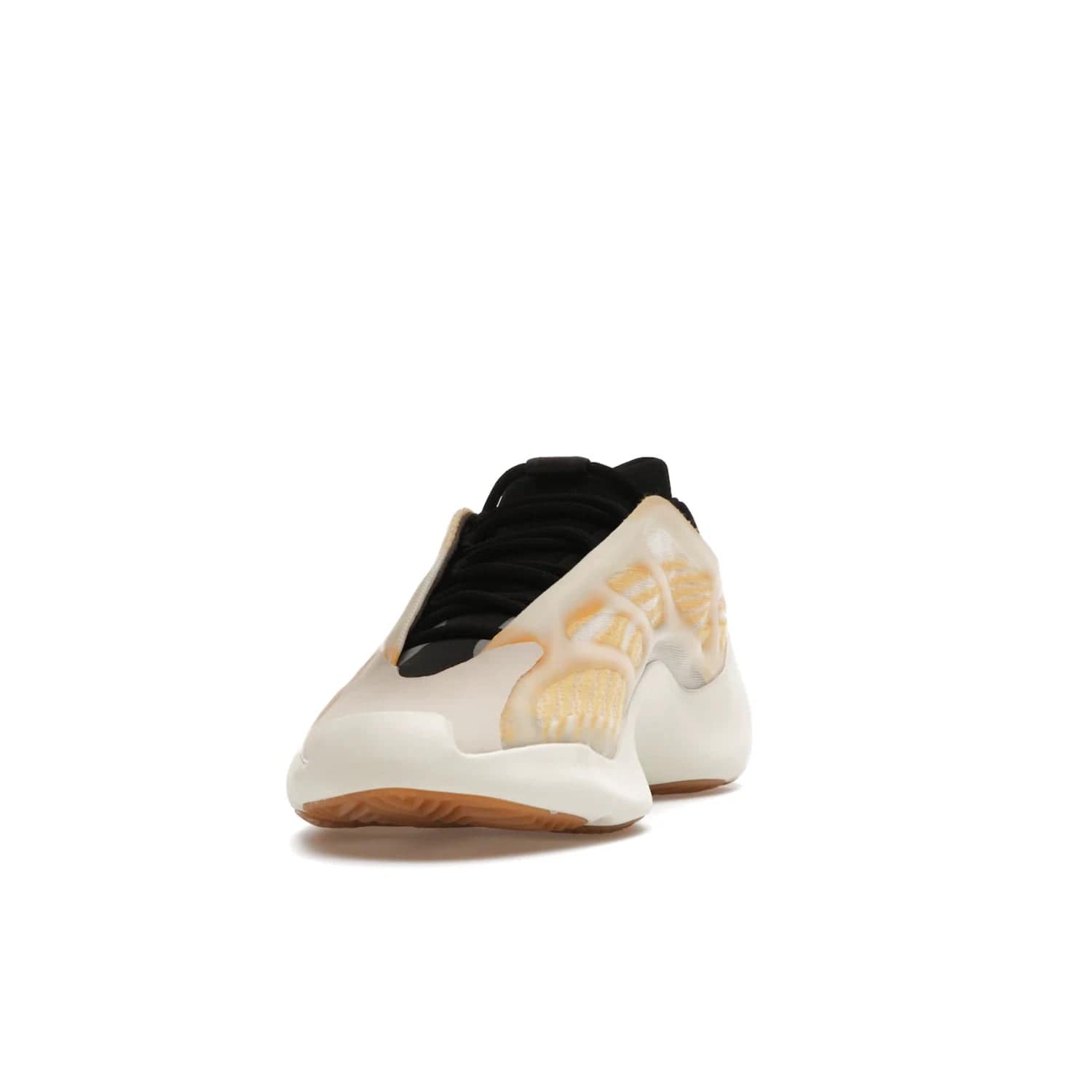 adidas Yeezy 700 V3 Mono Safflower - Image 12 - Only at www.BallersClubKickz.com - Fresh Yeezy 700 V3 Mono Safflower with a Primeknit upper, EVA foam sole, glow-in-the-dark lace caging, and cream-colored TPU accents. Released March 2021. Essential sneaker for any fashion enthusiast.