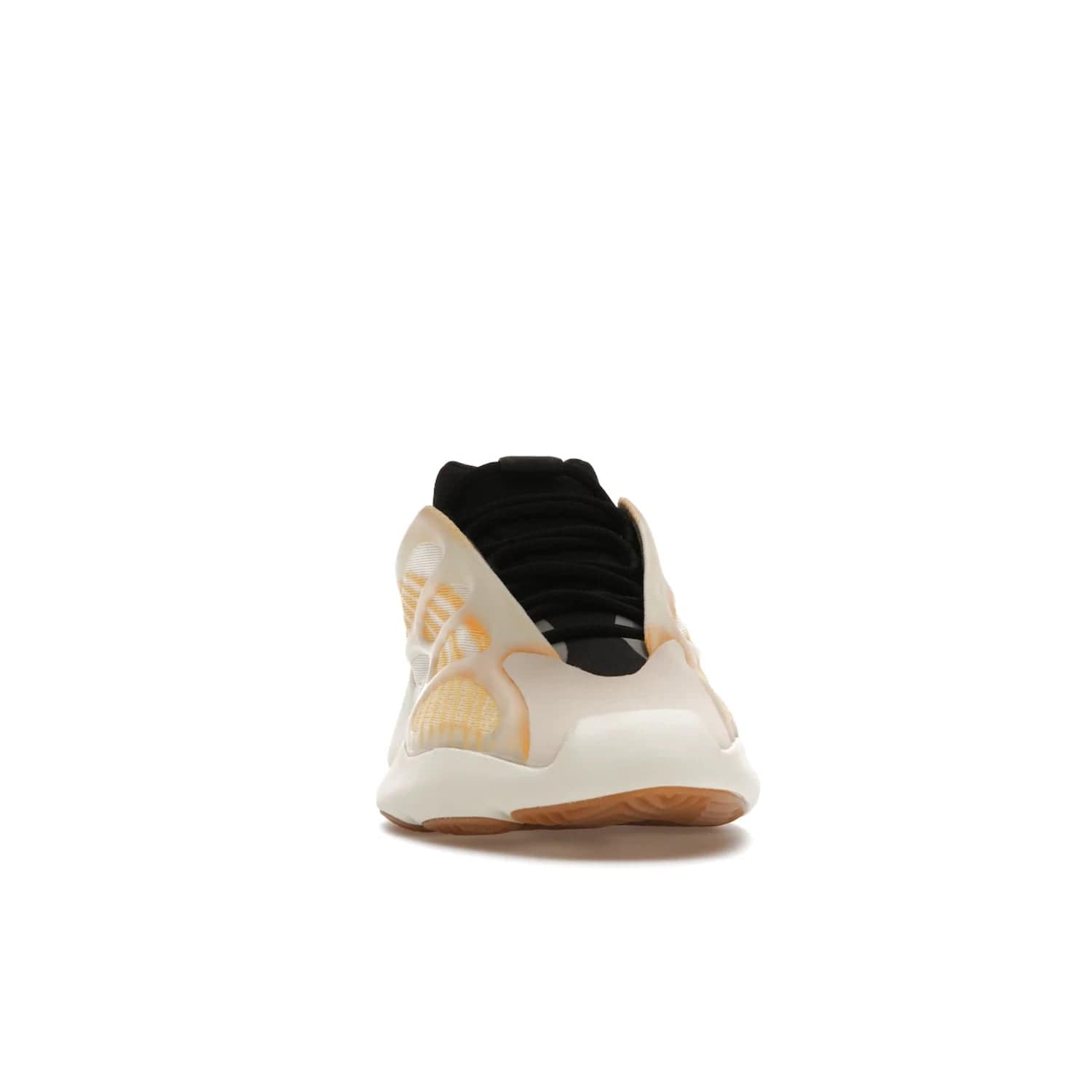 adidas Yeezy 700 V3 Mono Safflower - Image 9 - Only at www.BallersClubKickz.com - Fresh Yeezy 700 V3 Mono Safflower with a Primeknit upper, EVA foam sole, glow-in-the-dark lace caging, and cream-colored TPU accents. Released March 2021. Essential sneaker for any fashion enthusiast.