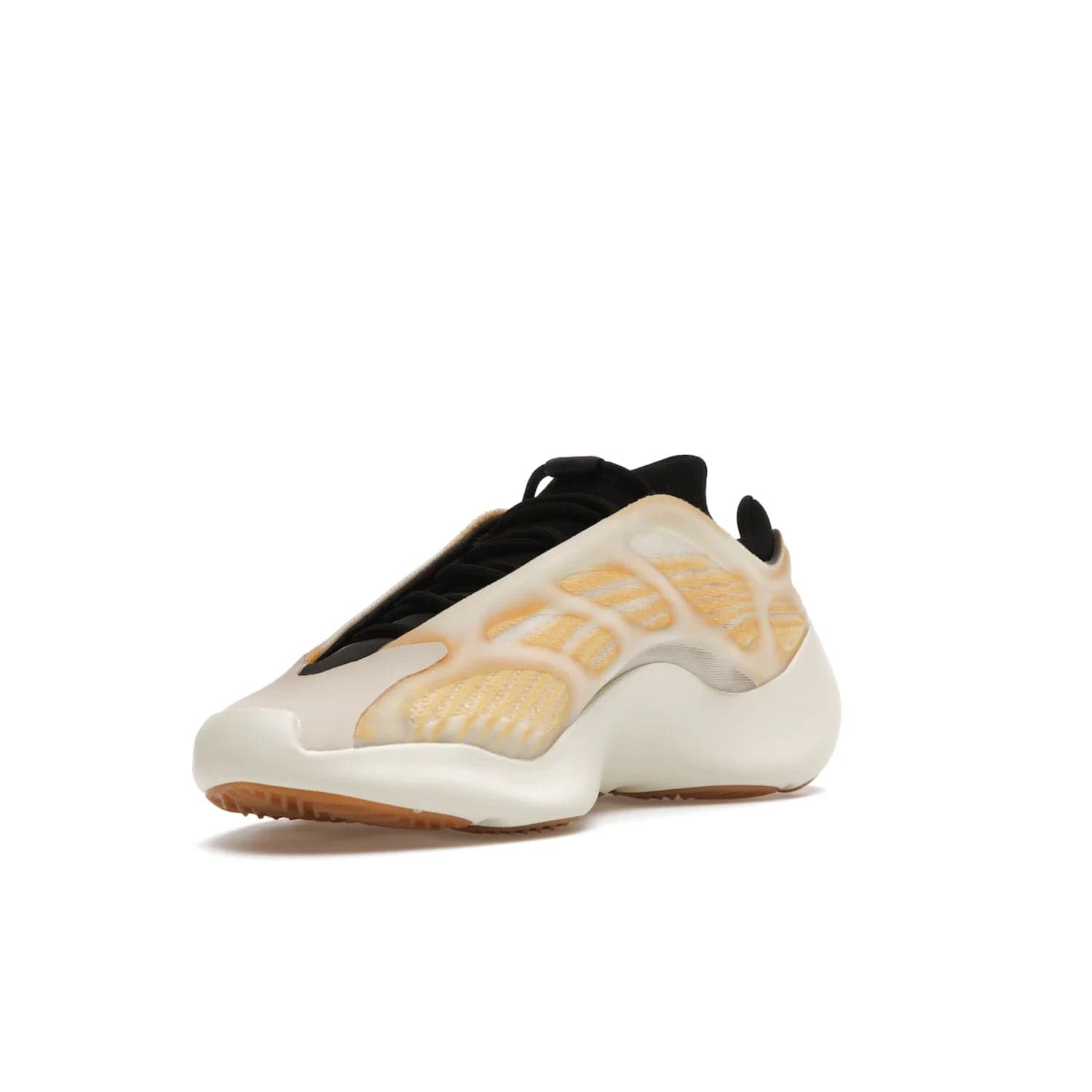 adidas Yeezy 700 V3 Mono Safflower - Image 14 - Only at www.BallersClubKickz.com - Fresh Yeezy 700 V3 Mono Safflower with a Primeknit upper, EVA foam sole, glow-in-the-dark lace caging, and cream-colored TPU accents. Released March 2021. Essential sneaker for any fashion enthusiast.