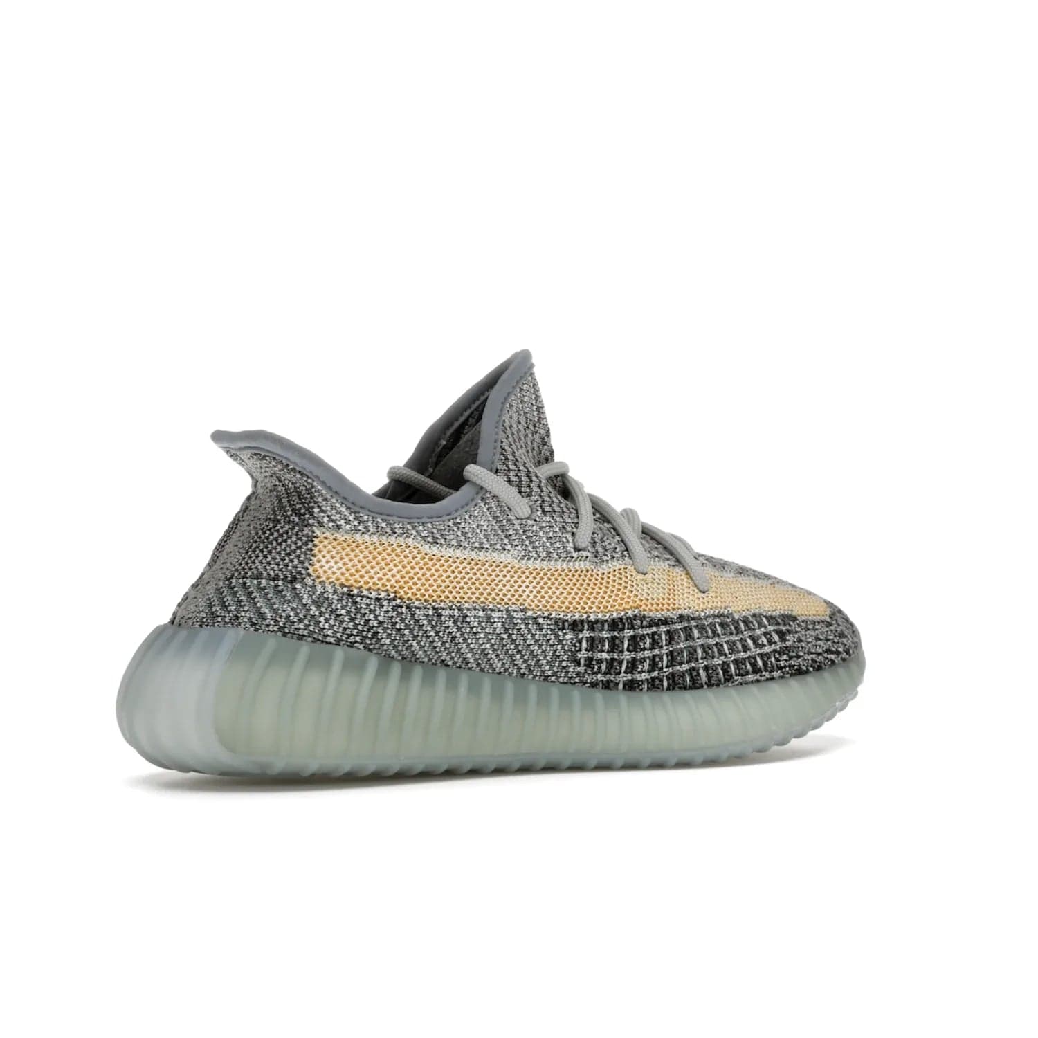 adidas Yeezy Boost 350 V2 Ash Blue - Image 34 - Only at www.BallersClubKickz.com - Must-have design made of engineered primeknit upper, comfortable sock-like upper and full-length Boost midsole, and semi-translucent rubber cage for added durability and style. The adidas Yeezy Boost 350 V2 Ash Blue blends timeless colors and comfort.