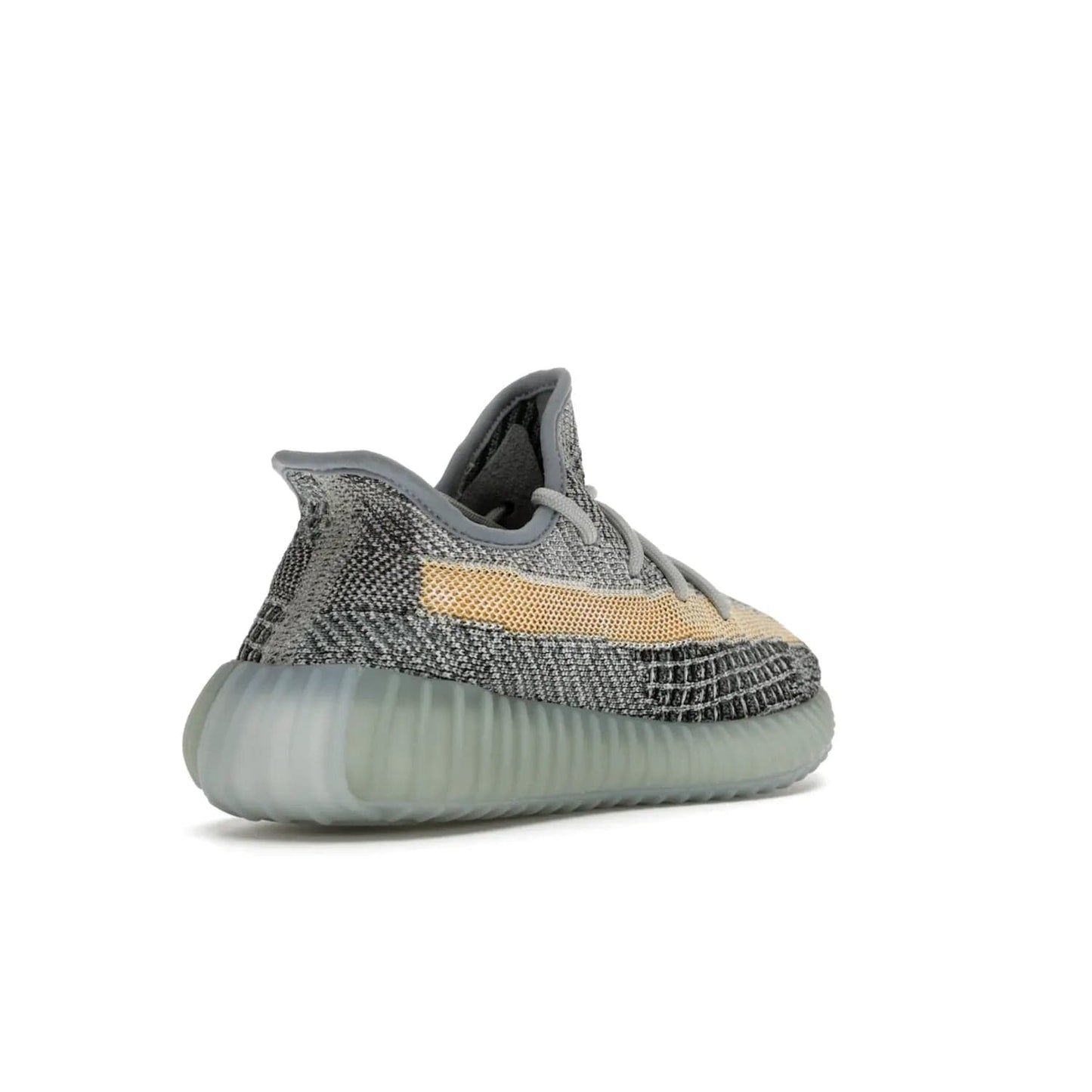 adidas Yeezy Boost 350 V2 Ash Blue - Image 32 - Only at www.BallersClubKickz.com - Must-have design made of engineered primeknit upper, comfortable sock-like upper and full-length Boost midsole, and semi-translucent rubber cage for added durability and style. The adidas Yeezy Boost 350 V2 Ash Blue blends timeless colors and comfort.