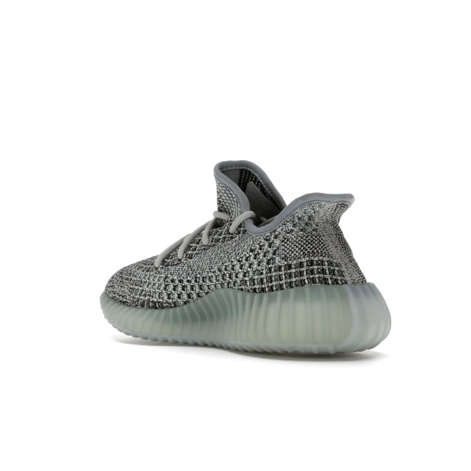 adidas Yeezy Boost 350 V2 Ash Blue - Image 24 - Only at www.BallersClubKickz.com - Must-have design made of engineered primeknit upper, comfortable sock-like upper and full-length Boost midsole, and semi-translucent rubber cage for added durability and style. The adidas Yeezy Boost 350 V2 Ash Blue blends timeless colors and comfort.