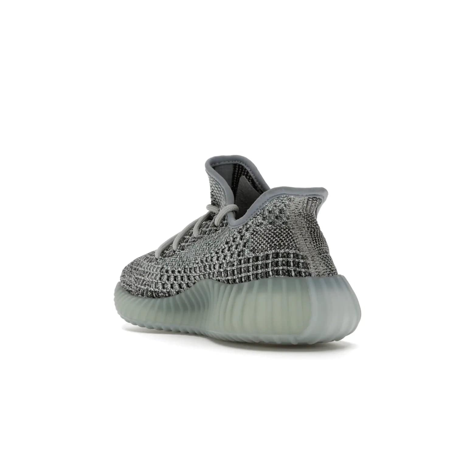 adidas Yeezy Boost 350 V2 Ash Blue - Image 25 - Only at www.BallersClubKickz.com - Must-have design made of engineered primeknit upper, comfortable sock-like upper and full-length Boost midsole, and semi-translucent rubber cage for added durability and style. The adidas Yeezy Boost 350 V2 Ash Blue blends timeless colors and comfort.