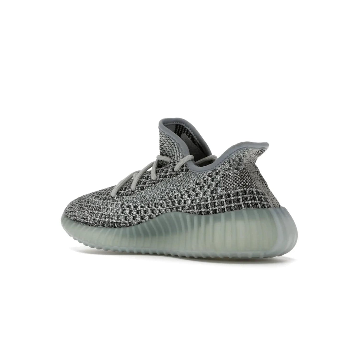 adidas Yeezy Boost 350 V2 Ash Blue - Image 23 - Only at www.BallersClubKickz.com - Must-have design made of engineered primeknit upper, comfortable sock-like upper and full-length Boost midsole, and semi-translucent rubber cage for added durability and style. The adidas Yeezy Boost 350 V2 Ash Blue blends timeless colors and comfort.