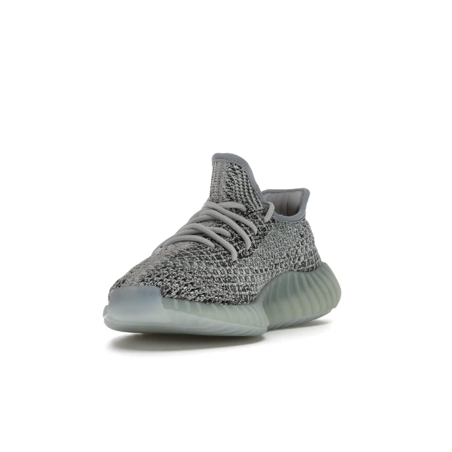 adidas Yeezy Boost 350 V2 Ash Blue - Image 13 - Only at www.BallersClubKickz.com - Must-have design made of engineered primeknit upper, comfortable sock-like upper and full-length Boost midsole, and semi-translucent rubber cage for added durability and style. The adidas Yeezy Boost 350 V2 Ash Blue blends timeless colors and comfort.