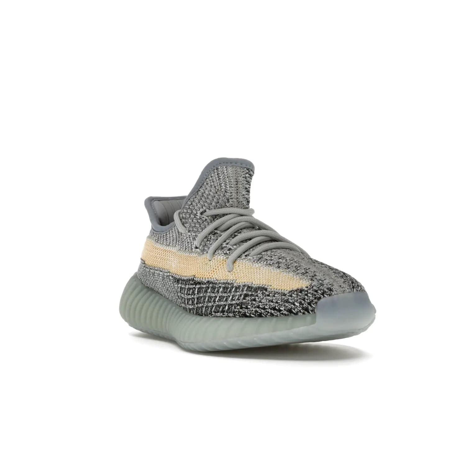 adidas Yeezy Boost 350 V2 Ash Blue - Image 7 - Only at www.BallersClubKickz.com - Must-have design made of engineered primeknit upper, comfortable sock-like upper and full-length Boost midsole, and semi-translucent rubber cage for added durability and style. The adidas Yeezy Boost 350 V2 Ash Blue blends timeless colors and comfort.