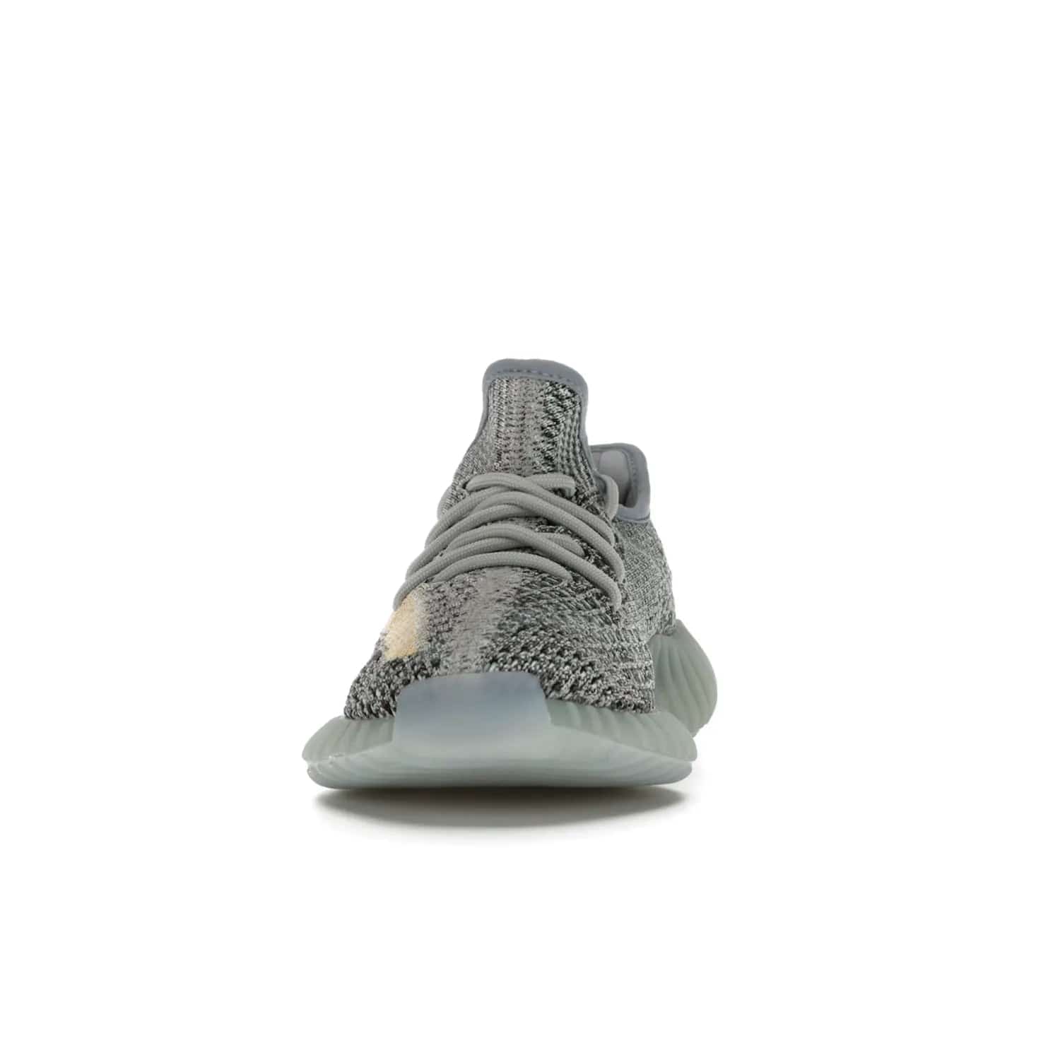 adidas Yeezy Boost 350 V2 Ash Blue - Image 11 - Only at www.BallersClubKickz.com - Must-have design made of engineered primeknit upper, comfortable sock-like upper and full-length Boost midsole, and semi-translucent rubber cage for added durability and style. The adidas Yeezy Boost 350 V2 Ash Blue blends timeless colors and comfort.