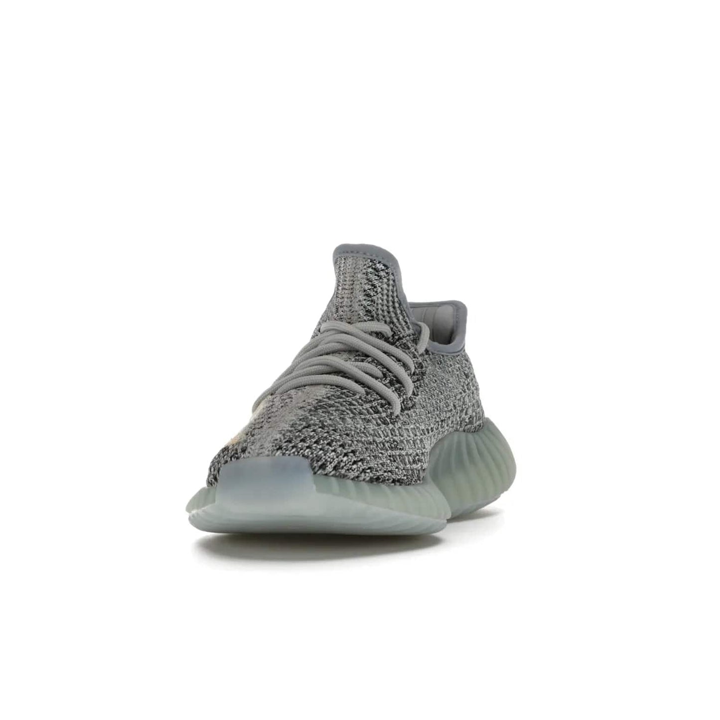 adidas Yeezy Boost 350 V2 Ash Blue - Image 12 - Only at www.BallersClubKickz.com - Must-have design made of engineered primeknit upper, comfortable sock-like upper and full-length Boost midsole, and semi-translucent rubber cage for added durability and style. The adidas Yeezy Boost 350 V2 Ash Blue blends timeless colors and comfort.