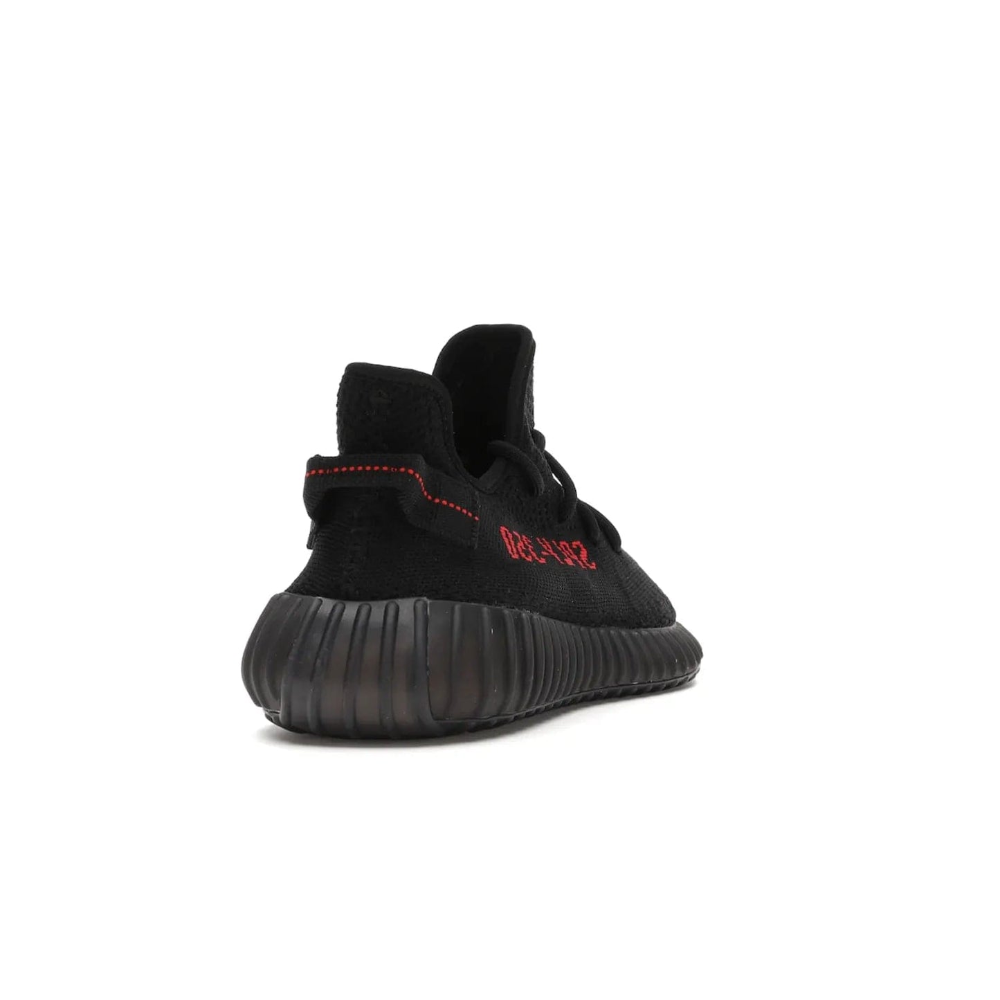 adidas Yeezy Boost 350 V2 Black Red (2017/2020) - Image 30 - Only at www.BallersClubKickz.com - Adidas Yeezy Boost 350 V2 Black Red: a classic colorway featuring black Primeknit upper, BOOST cushioning system, and iconic "SPLY-350" text. Released in 2017 for a retail price of $220.