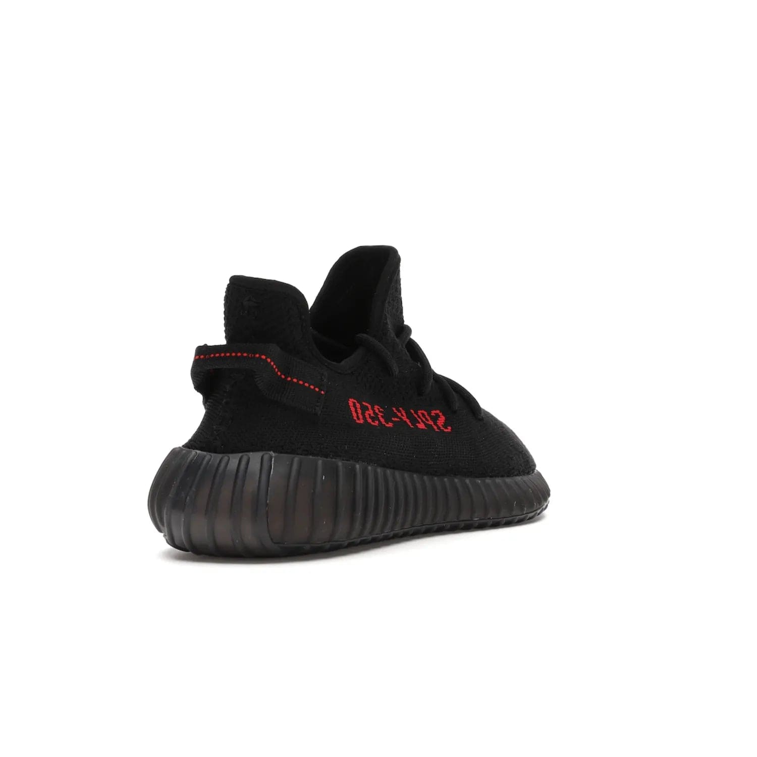 adidas Yeezy Boost 350 V2 Black Red (2017/2020) - Image 31 - Only at www.BallersClubKickz.com - Adidas Yeezy Boost 350 V2 Black Red: a classic colorway featuring black Primeknit upper, BOOST cushioning system, and iconic "SPLY-350" text. Released in 2017 for a retail price of $220.