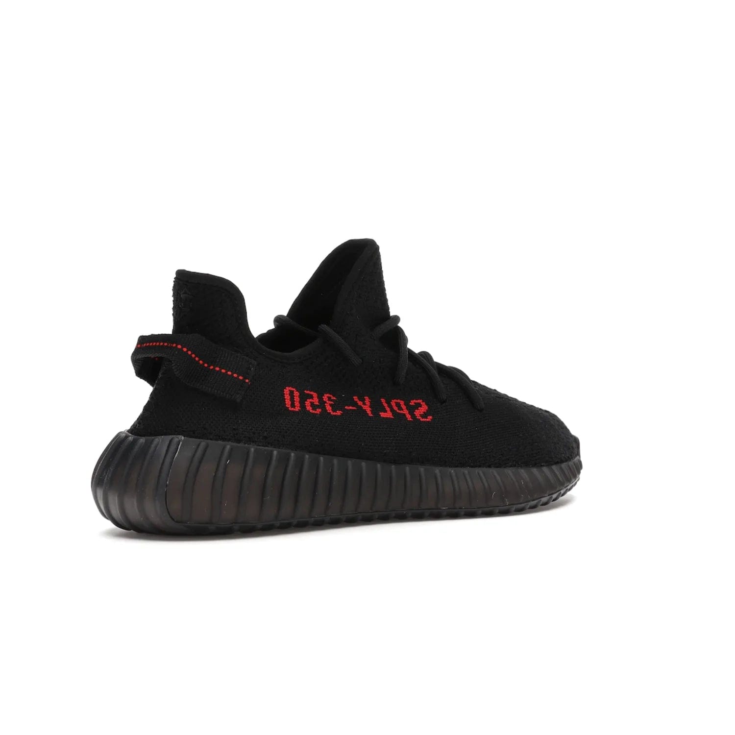 adidas Yeezy Boost 350 V2 Black Red (2017/2020) - Image 33 - Only at www.BallersClubKickz.com - Adidas Yeezy Boost 350 V2 Black Red: a classic colorway featuring black Primeknit upper, BOOST cushioning system, and iconic "SPLY-350" text. Released in 2017 for a retail price of $220.