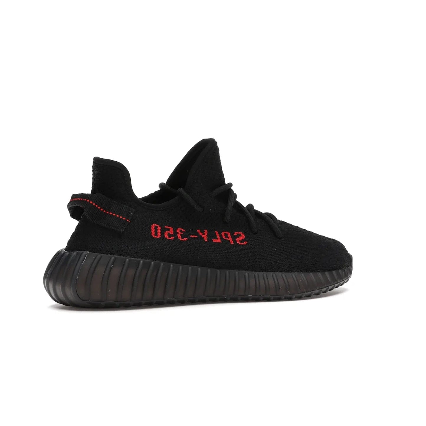 adidas Yeezy Boost 350 V2 Black Red (2017/2020) - Image 34 - Only at www.BallersClubKickz.com - Adidas Yeezy Boost 350 V2 Black Red: a classic colorway featuring black Primeknit upper, BOOST cushioning system, and iconic "SPLY-350" text. Released in 2017 for a retail price of $220.