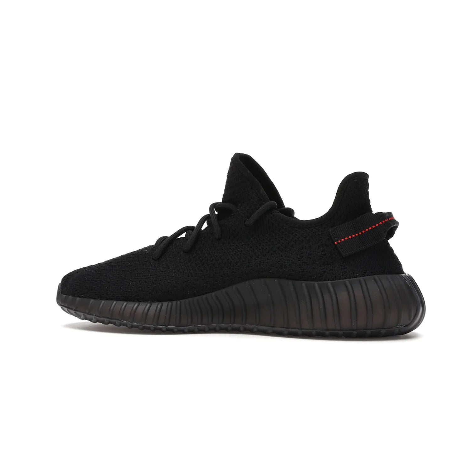 adidas Yeezy Boost 350 V2 Black Red (2017/2020) - Image 21 - Only at www.BallersClubKickz.com - Adidas Yeezy Boost 350 V2 Black Red: a classic colorway featuring black Primeknit upper, BOOST cushioning system, and iconic "SPLY-350" text. Released in 2017 for a retail price of $220.