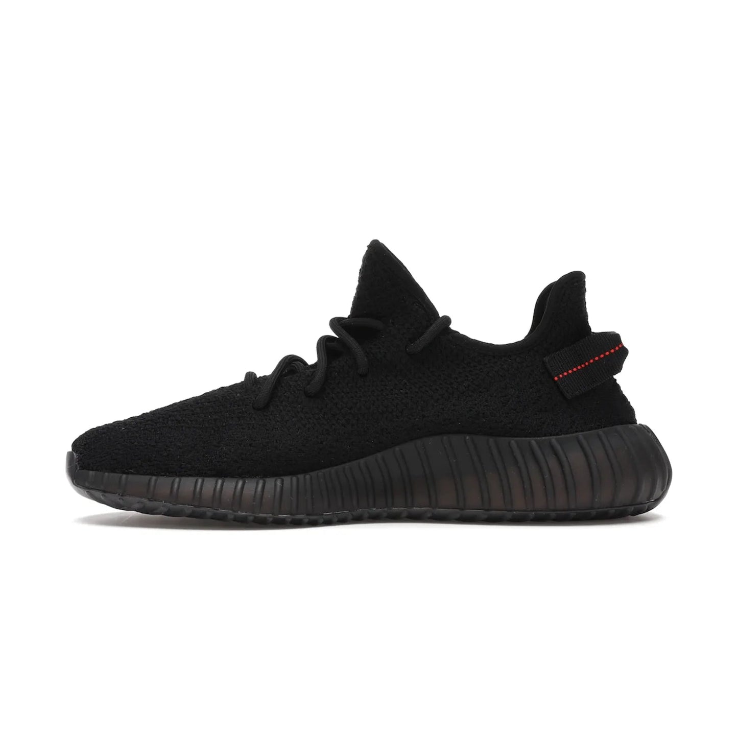 adidas Yeezy Boost 350 V2 Black Red (2017/2020) - Image 19 - Only at www.BallersClubKickz.com - Adidas Yeezy Boost 350 V2 Black Red: a classic colorway featuring black Primeknit upper, BOOST cushioning system, and iconic "SPLY-350" text. Released in 2017 for a retail price of $220.
