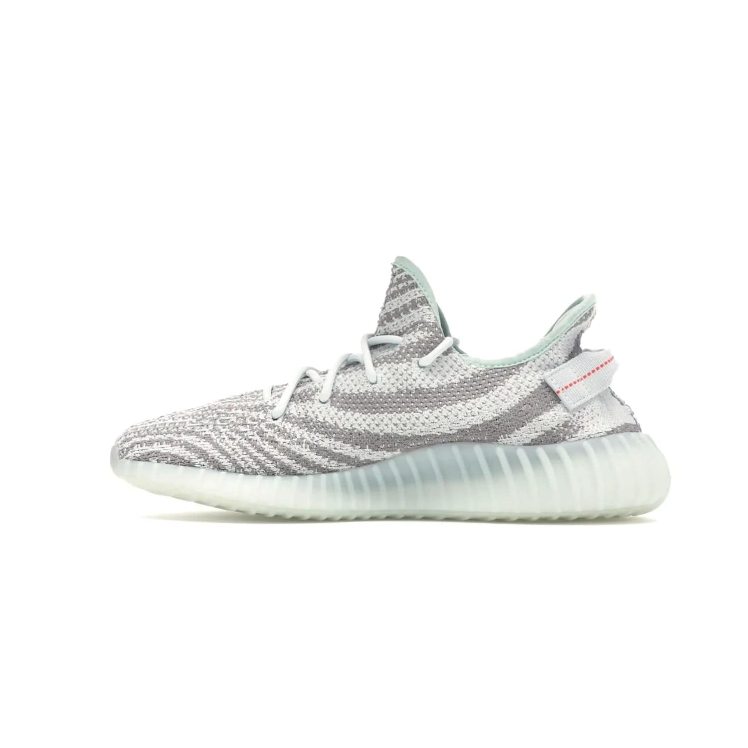 adidas Yeezy Boost 350 V2 Blue Tint - Image 20 - Only at www.BallersClubKickz.com - The adidas Yeezy Boost 350 V2 Blue Tint merges fashion and functionality with its Primeknit upper and Boost sole. Released in December 2017, this luxurious sneaker is perfect for making a stylish statement.