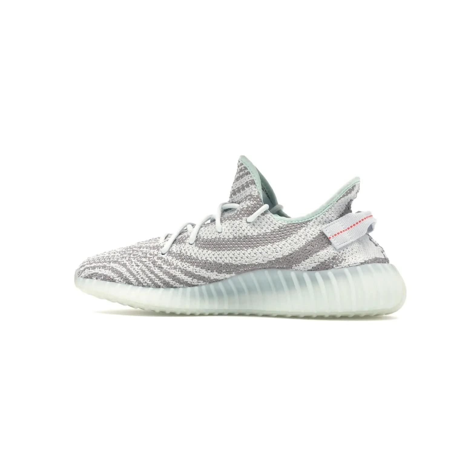 adidas Yeezy Boost 350 V2 Blue Tint - Image 21 - Only at www.BallersClubKickz.com - The adidas Yeezy Boost 350 V2 Blue Tint merges fashion and functionality with its Primeknit upper and Boost sole. Released in December 2017, this luxurious sneaker is perfect for making a stylish statement.