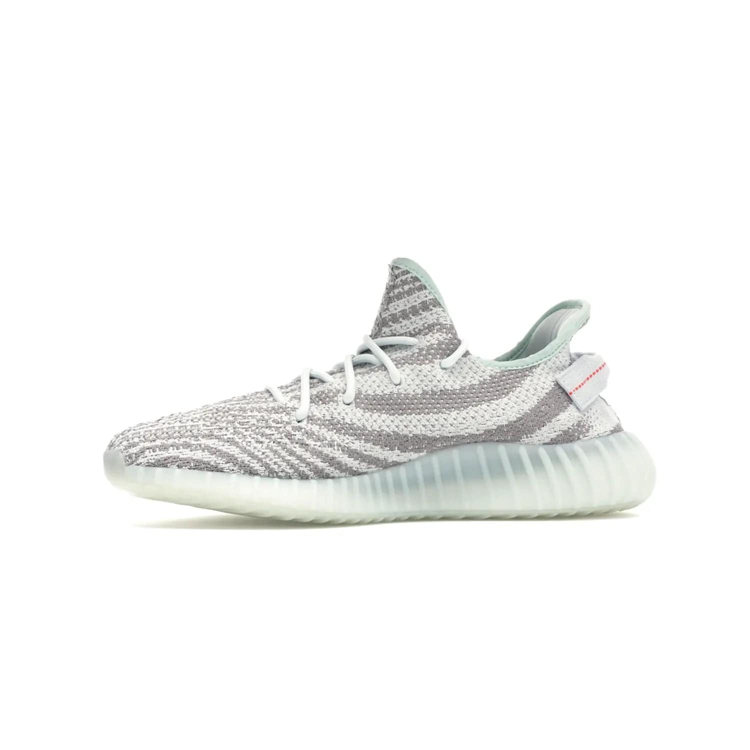 adidas Yeezy Boost 350 V2 Blue Tint - Image 18 - Only at www.BallersClubKickz.com - The adidas Yeezy Boost 350 V2 Blue Tint merges fashion and functionality with its Primeknit upper and Boost sole. Released in December 2017, this luxurious sneaker is perfect for making a stylish statement.
