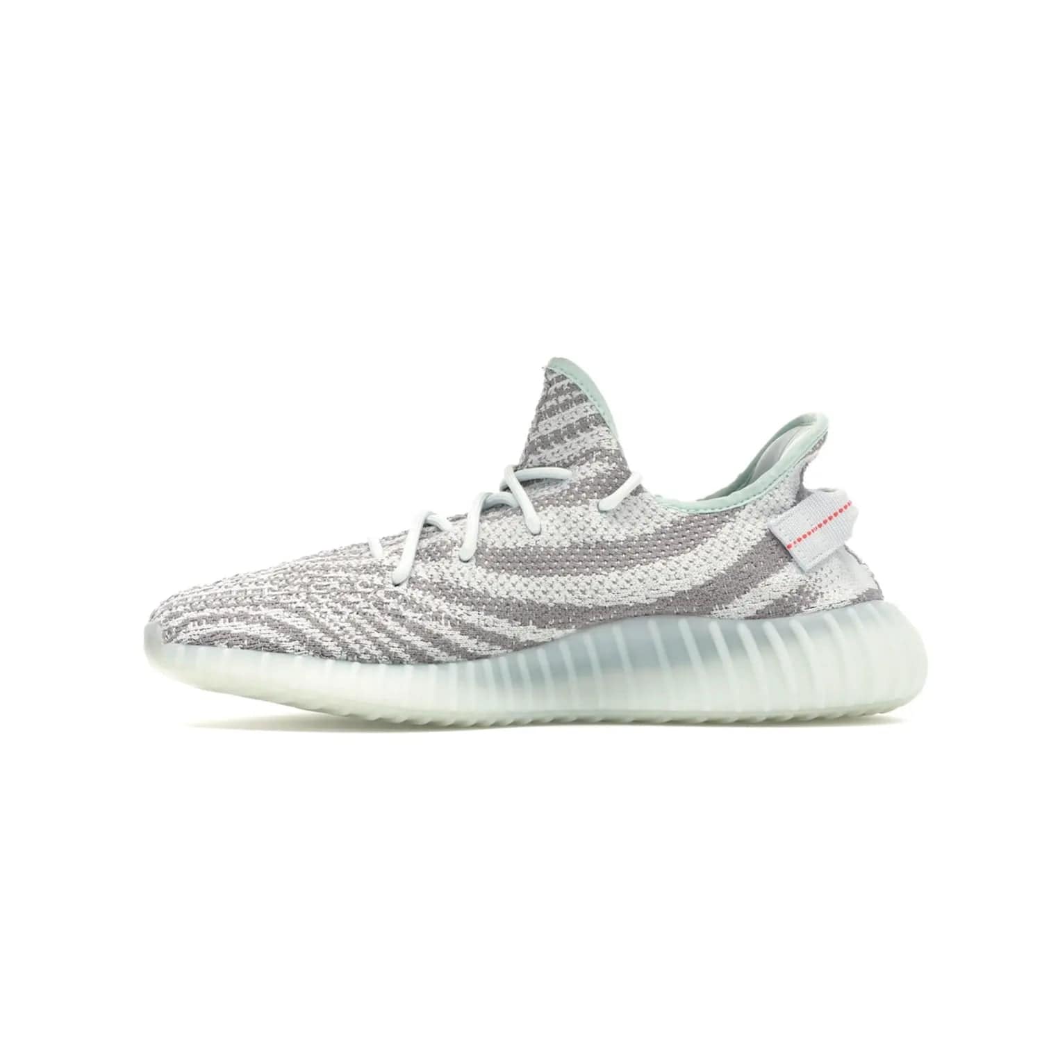 adidas Yeezy Boost 350 V2 Blue Tint - Image 19 - Only at www.BallersClubKickz.com - The adidas Yeezy Boost 350 V2 Blue Tint merges fashion and functionality with its Primeknit upper and Boost sole. Released in December 2017, this luxurious sneaker is perfect for making a stylish statement.