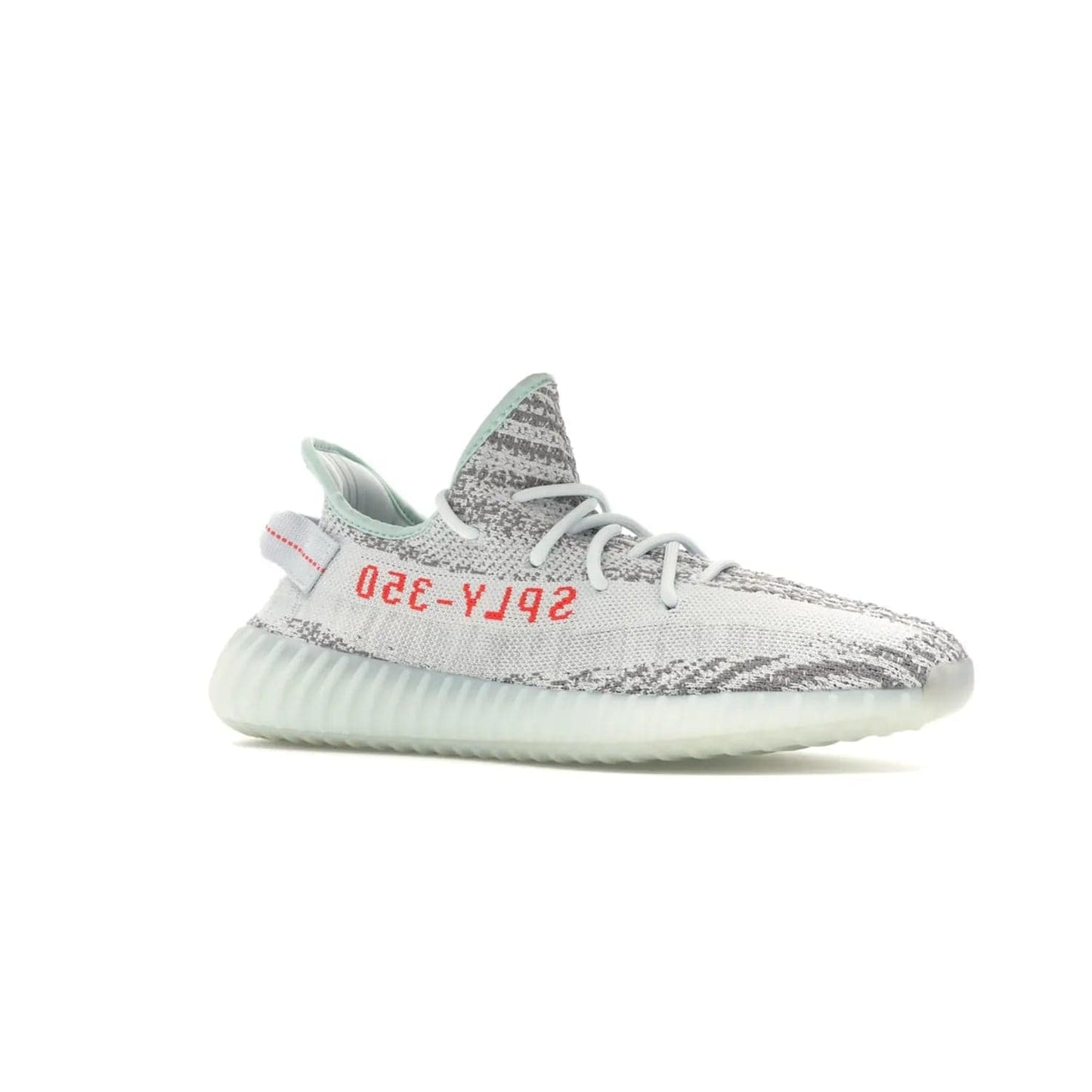 adidas Yeezy Boost 350 V2 Blue Tint - Image 4 - Only at www.BallersClubKickz.com - The adidas Yeezy Boost 350 V2 Blue Tint merges fashion and functionality with its Primeknit upper and Boost sole. Released in December 2017, this luxurious sneaker is perfect for making a stylish statement.