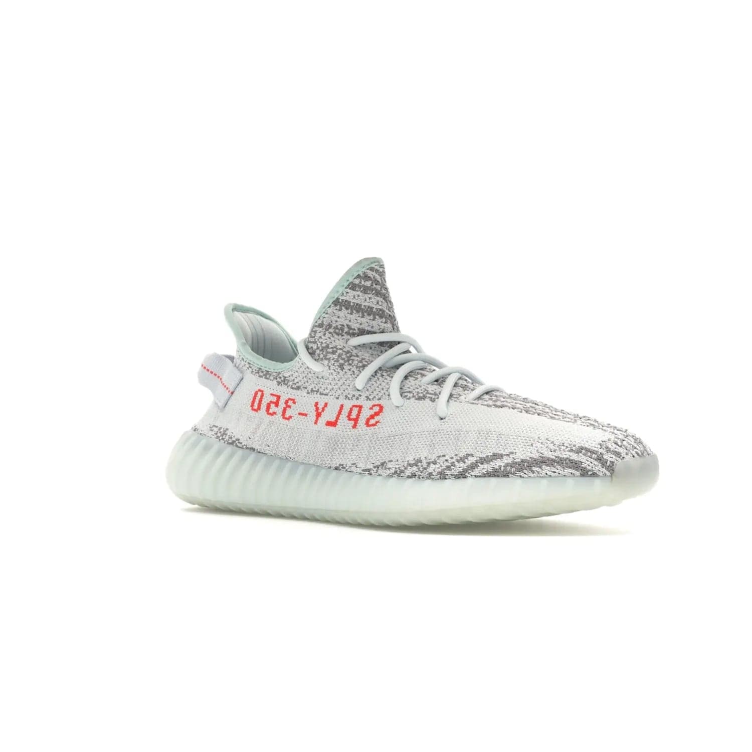 adidas Yeezy Boost 350 V2 Blue Tint - Image 5 - Only at www.BallersClubKickz.com - The adidas Yeezy Boost 350 V2 Blue Tint merges fashion and functionality with its Primeknit upper and Boost sole. Released in December 2017, this luxurious sneaker is perfect for making a stylish statement.