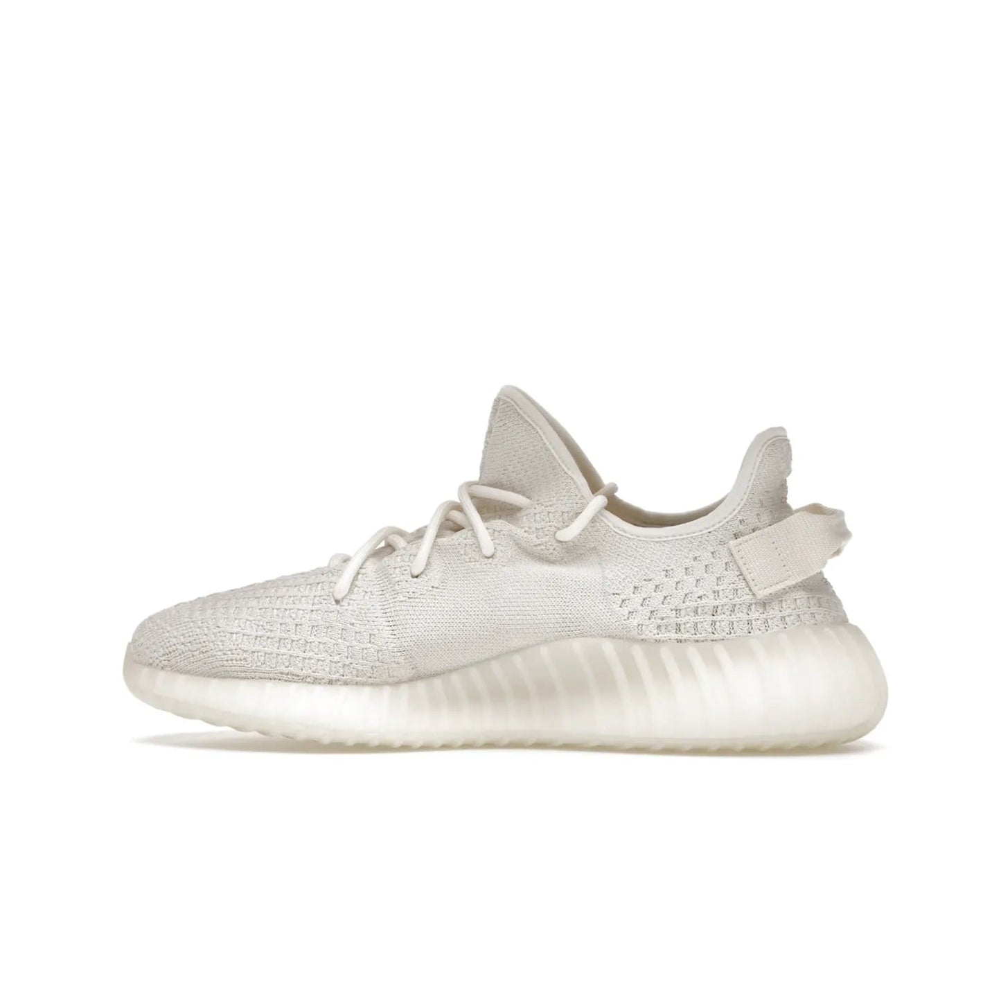 adidas Yeezy Boost 350 V2 Bone - Image 20 - Only at www.BallersClubKickz.com - Grab the stylish and comfortable adidas Yeezy Boost 350 V2 Bone in March 2022. This sneaker features a triple white Primeknit upper, mesh side stripes and canvas heel tabs, sitting atop a semi-translucent sole with Boost technology. Sure to keep your feet comfortable and stylish!