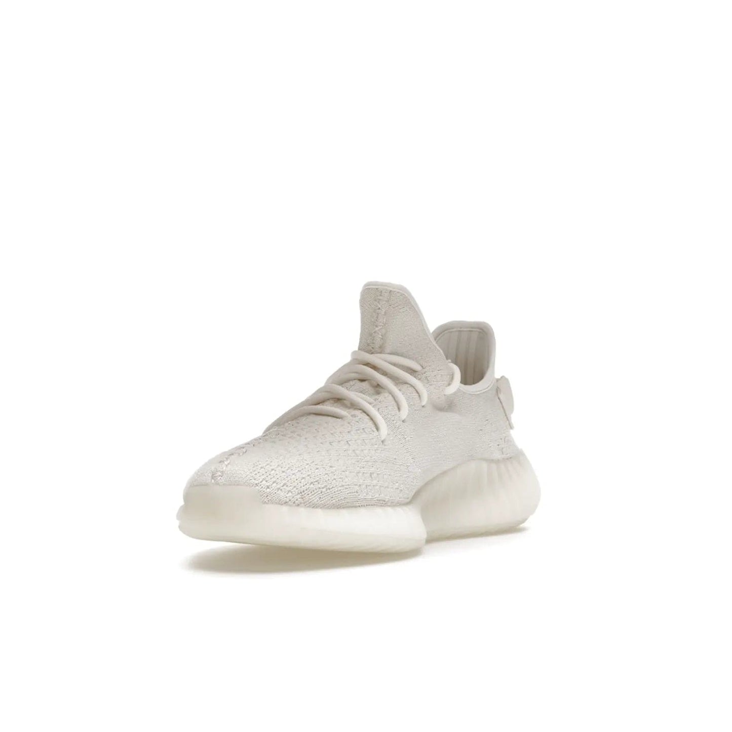 adidas Yeezy Boost 350 V2 Bone - Image 13 - Only at www.BallersClubKickz.com - Grab the stylish and comfortable adidas Yeezy Boost 350 V2 Bone in March 2022. This sneaker features a triple white Primeknit upper, mesh side stripes and canvas heel tabs, sitting atop a semi-translucent sole with Boost technology. Sure to keep your feet comfortable and stylish!