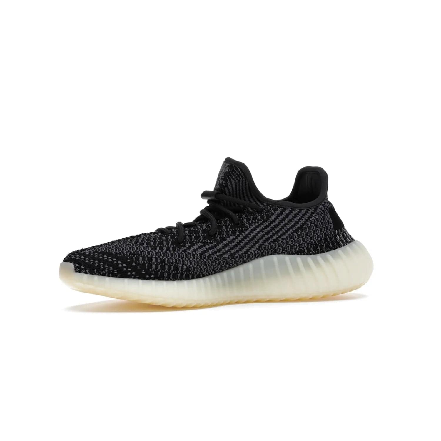 adidas Yeezy Boost 350 V2 Carbon - Image 17 - Only at www.BallersClubKickz.com - Introducing the adidas Yeezy Boost 350 V2 Carbon. Iconic sneaker with a dark-hued upper, breathable Primeknit mesh, signature side stripe, off-white midsole & BOOST cushioning. Perfect for any sneaker lover. Released October 2020.