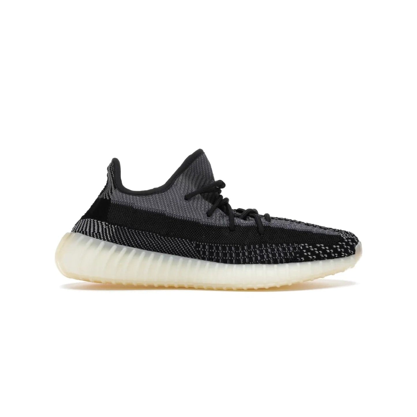 adidas Yeezy Boost 350 V2 Carbon - Image 1 - Only at www.BallersClubKickz.com - Introducing the adidas Yeezy Boost 350 V2 Carbon. Iconic sneaker with a dark-hued upper, breathable Primeknit mesh, signature side stripe, off-white midsole & BOOST cushioning. Perfect for any sneaker lover. Released October 2020.