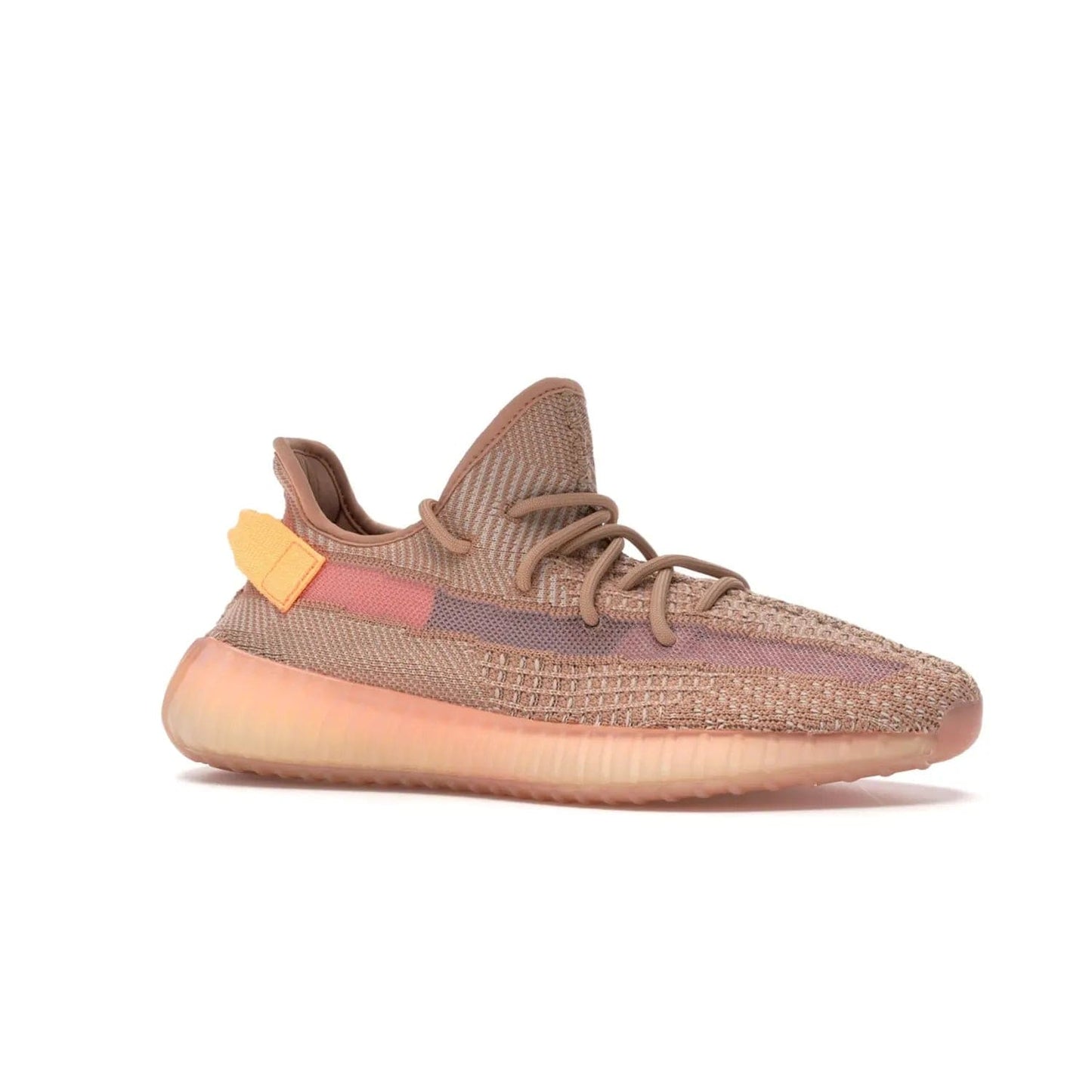 adidas Yeezy Boost 350 V2 Clay - Image 3 - Only at www.BallersClubKickz.com - The adidas Yeezy Boost 350 V2 Clay - style and swag in one shoe. Orange accents, clay midsole and sole. Get yours today!