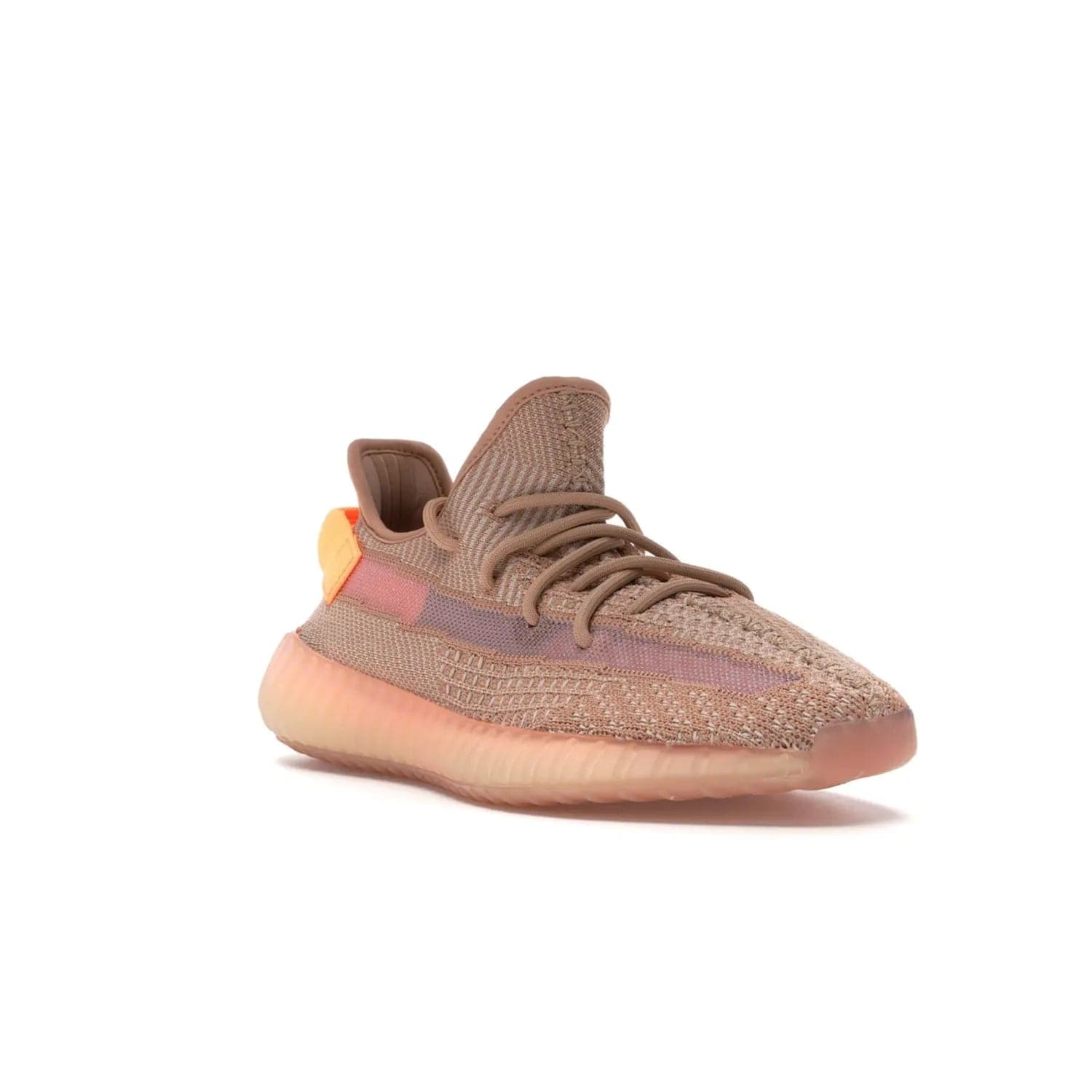 adidas Yeezy Boost 350 V2 Clay - Image 6 - Only at www.BallersClubKickz.com - The adidas Yeezy Boost 350 V2 Clay - style and swag in one shoe. Orange accents, clay midsole and sole. Get yours today!