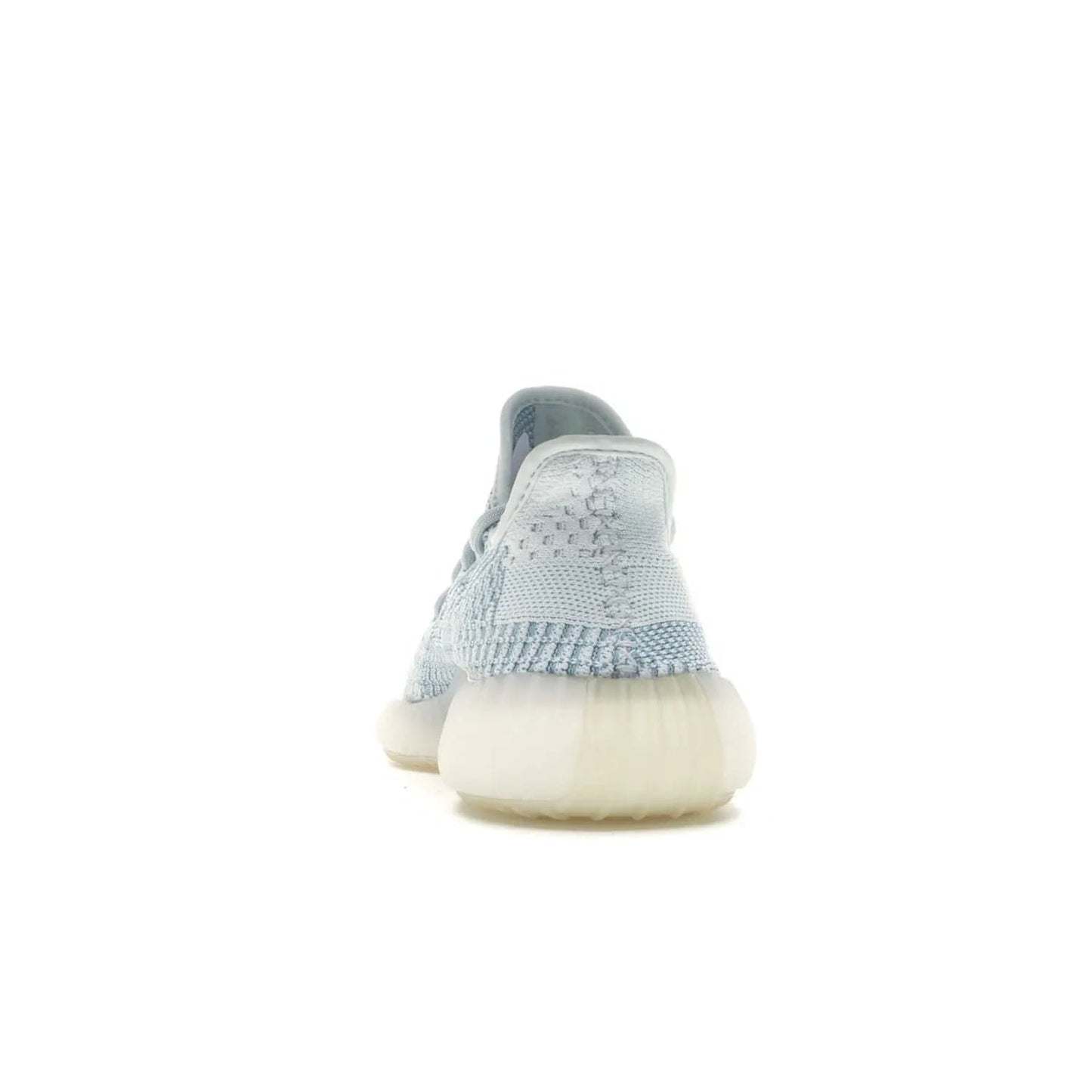 adidas Yeezy Boost 350 V2 Cloud White (Non-Reflective) - Image 27 - Only at www.BallersClubKickz.com - Adidas Yeezy Boost 350 V2 Cloud White (Non-Reflective) features Primeknit fabric and a unique, eye-catching design of cream, bluish-white, and transparent strip. Step out in timeless style with this eye-catching sneaker.