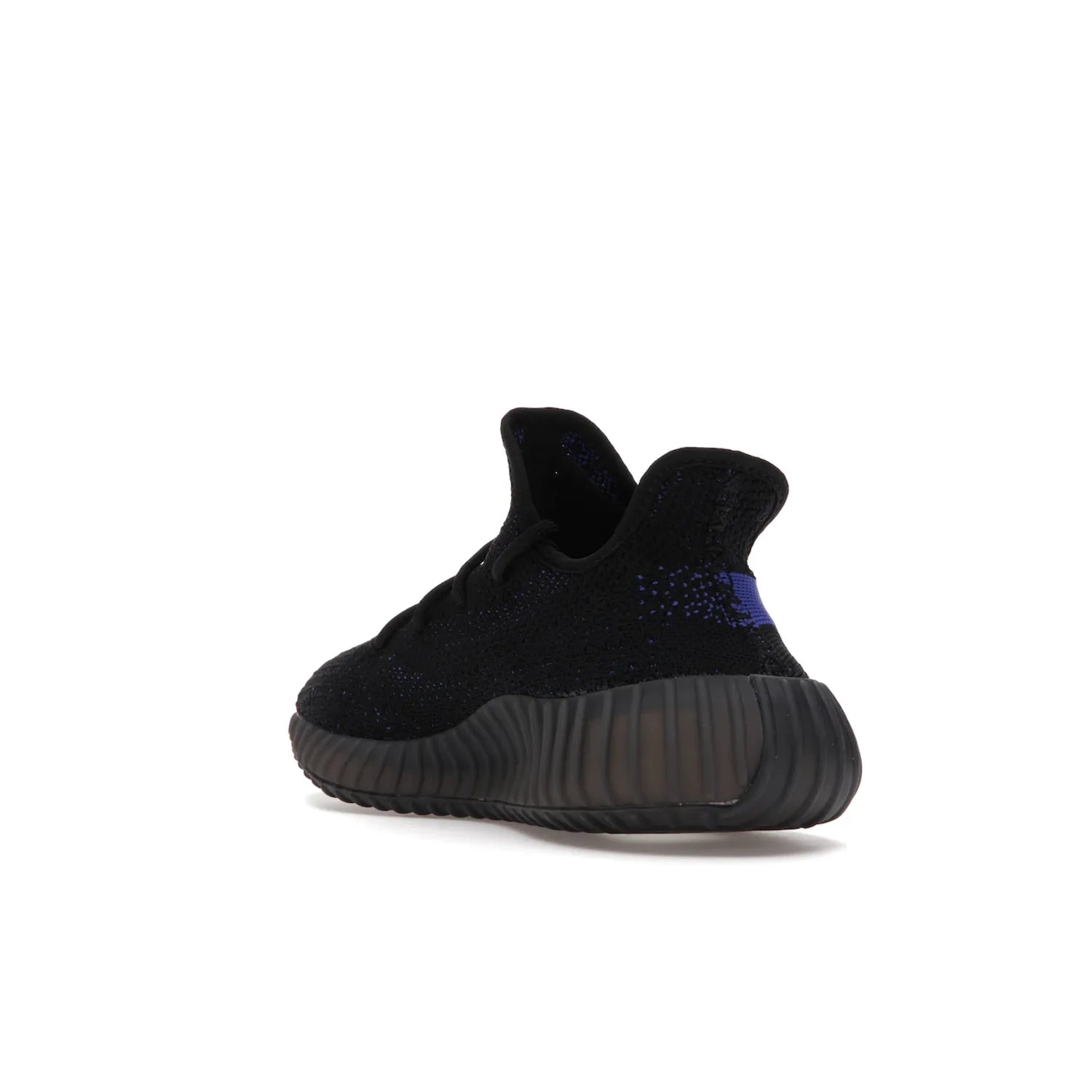 adidas Yeezy Boost 350 V2 Dazzling Blue - Image 25 - Only at www.BallersClubKickz.com - Shop the Adidas Yeezy 350 V2 Dazzling Blue, featuring a solid black Primeknit upper, Dazzling Blue side stripe, “SPLY-350” text, and a muted Boost sole. Releasing Feb 2022, this style is perfect for any shoe fan.