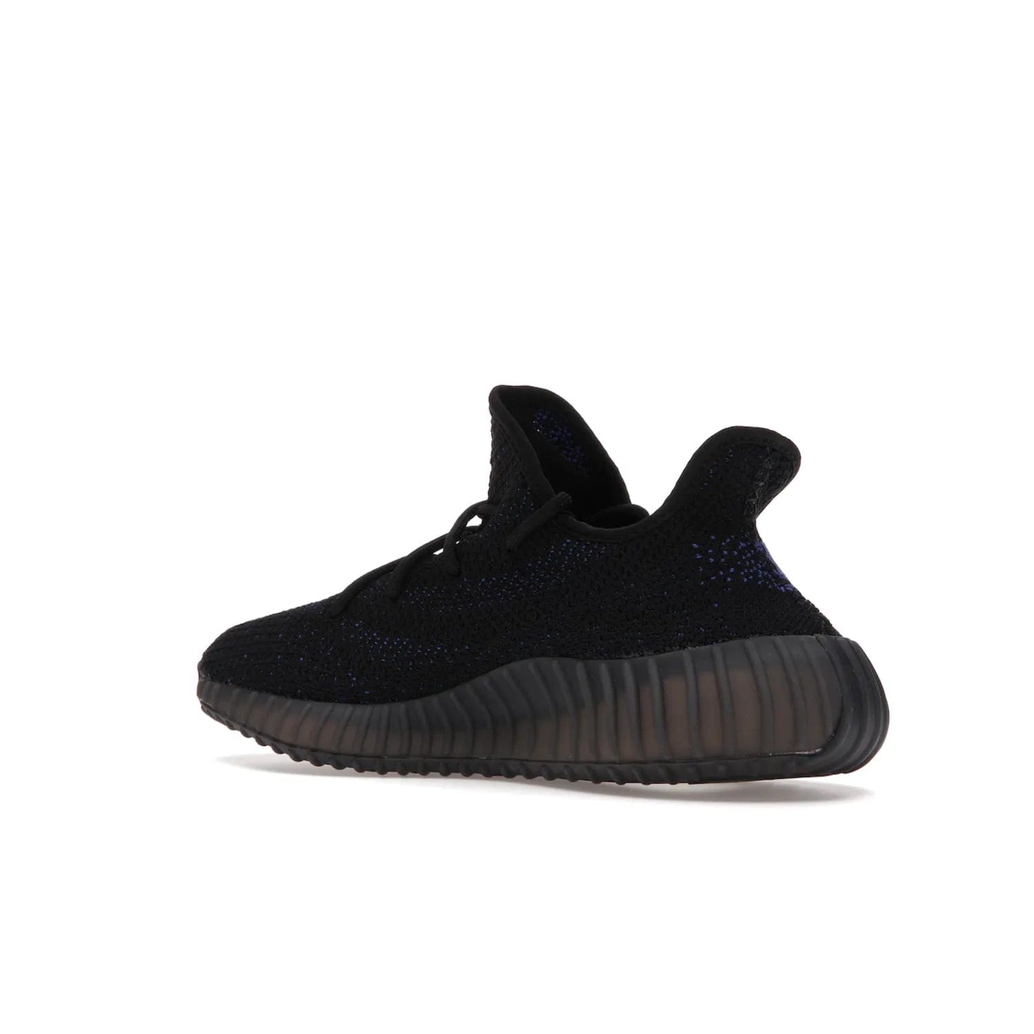 adidas Yeezy Boost 350 V2 Dazzling Blue - Image 23 - Only at www.BallersClubKickz.com - Shop the Adidas Yeezy 350 V2 Dazzling Blue, featuring a solid black Primeknit upper, Dazzling Blue side stripe, “SPLY-350” text, and a muted Boost sole. Releasing Feb 2022, this style is perfect for any shoe fan.