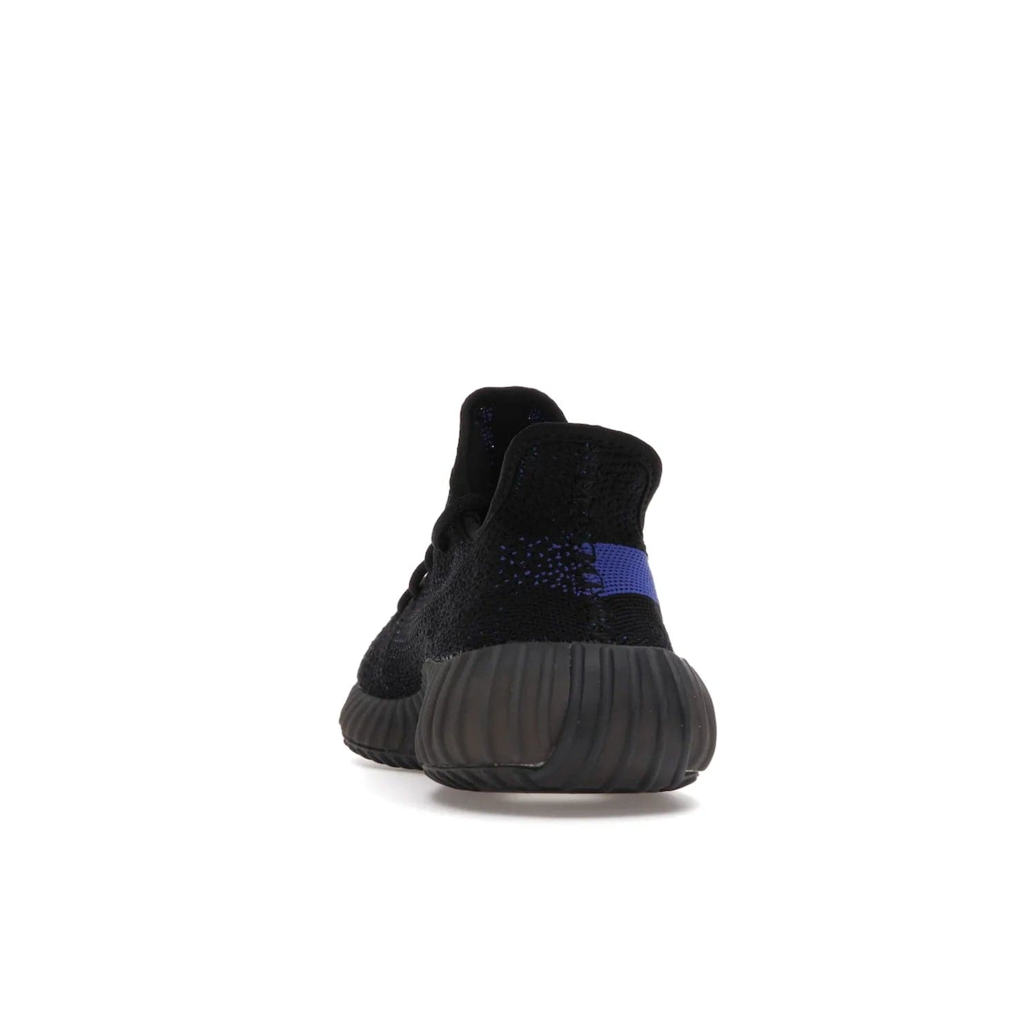 adidas Yeezy Boost 350 V2 Dazzling Blue - Image 27 - Only at www.BallersClubKickz.com - Shop the Adidas Yeezy 350 V2 Dazzling Blue, featuring a solid black Primeknit upper, Dazzling Blue side stripe, “SPLY-350” text, and a muted Boost sole. Releasing Feb 2022, this style is perfect for any shoe fan.