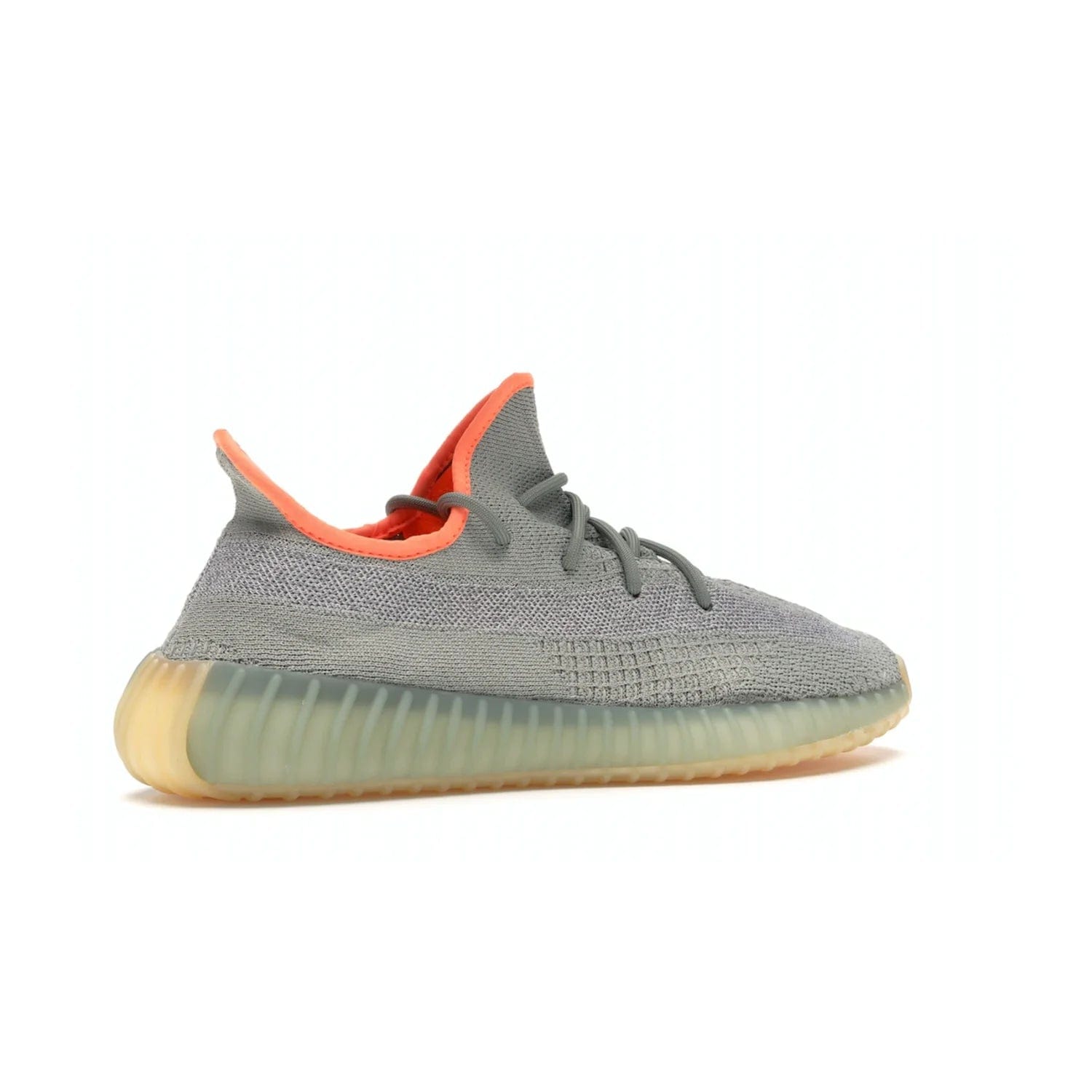 adidas Yeezy Boost 350 V2 Desert Sage - Image 34 - Only at www.BallersClubKickz.com - Upgrade your style with the adidas Yeezy Boost 350 V2 Desert Sage. This 350V2 features a Desert Sage primeknit upper with tonal side stripe, and an orange-highlighted translucent Boost cushioning sole. Stay on-trend in effortless style.
