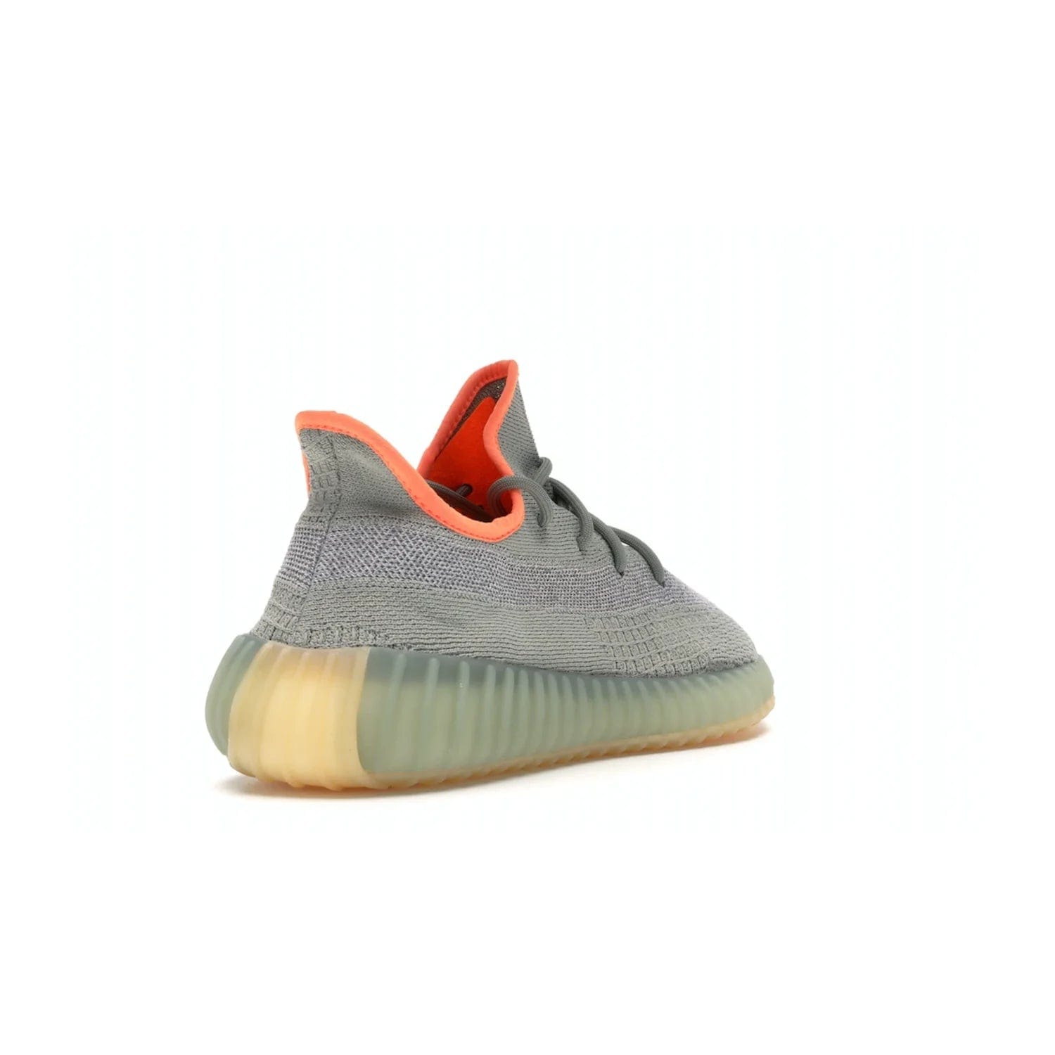 adidas Yeezy Boost 350 V2 Desert Sage - Image 31 - Only at www.BallersClubKickz.com - Upgrade your style with the adidas Yeezy Boost 350 V2 Desert Sage. This 350V2 features a Desert Sage primeknit upper with tonal side stripe, and an orange-highlighted translucent Boost cushioning sole. Stay on-trend in effortless style.