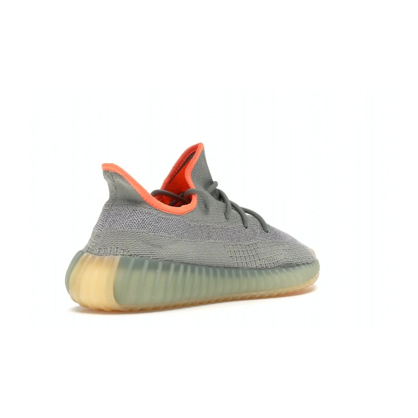 adidas Yeezy Boost 350 V2 Desert Sage - Image 32 - Only at www.BallersClubKickz.com - Upgrade your style with the adidas Yeezy Boost 350 V2 Desert Sage. This 350V2 features a Desert Sage primeknit upper with tonal side stripe, and an orange-highlighted translucent Boost cushioning sole. Stay on-trend in effortless style.