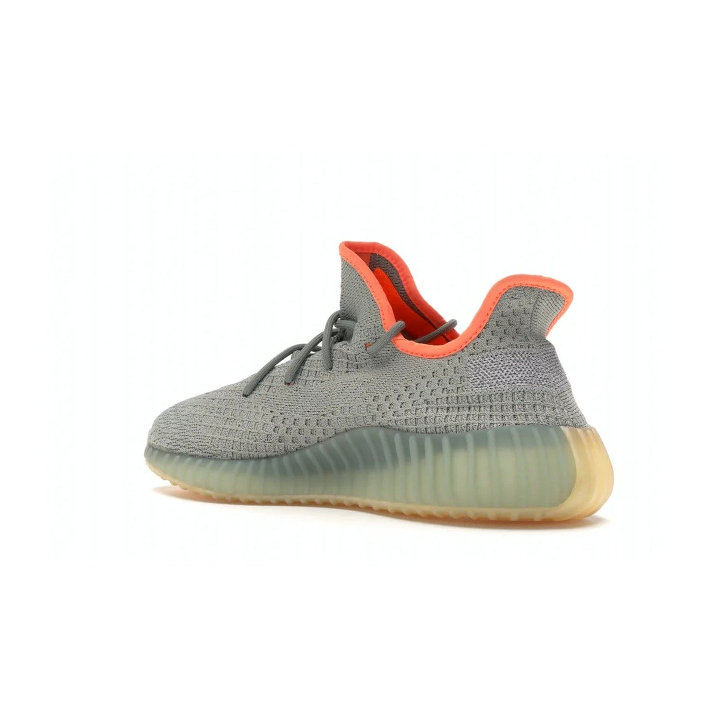 adidas Yeezy Boost 350 V2 Desert Sage - Image 23 - Only at www.BallersClubKickz.com - Upgrade your style with the adidas Yeezy Boost 350 V2 Desert Sage. This 350V2 features a Desert Sage primeknit upper with tonal side stripe, and an orange-highlighted translucent Boost cushioning sole. Stay on-trend in effortless style.
