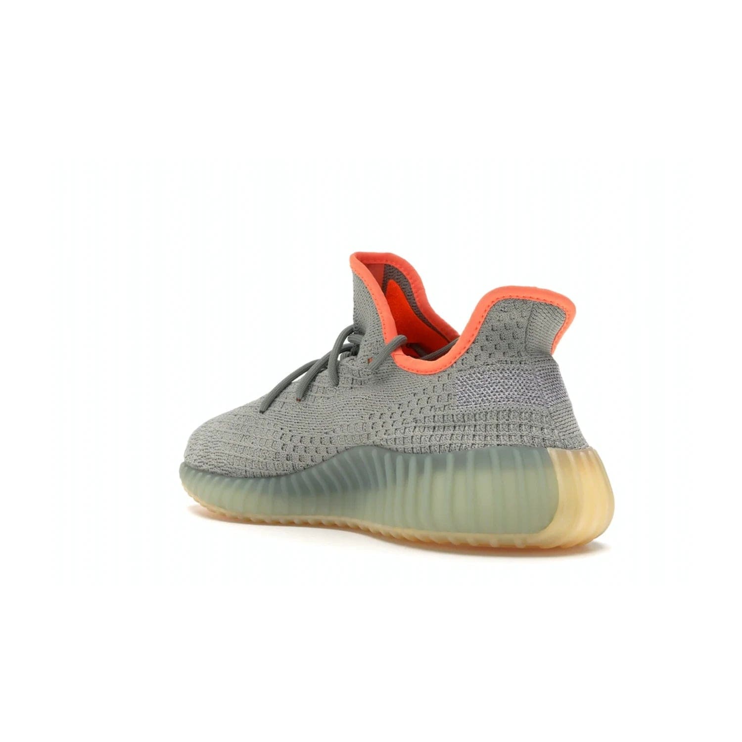 adidas Yeezy Boost 350 V2 Desert Sage - Image 24 - Only at www.BallersClubKickz.com - Upgrade your style with the adidas Yeezy Boost 350 V2 Desert Sage. This 350V2 features a Desert Sage primeknit upper with tonal side stripe, and an orange-highlighted translucent Boost cushioning sole. Stay on-trend in effortless style.